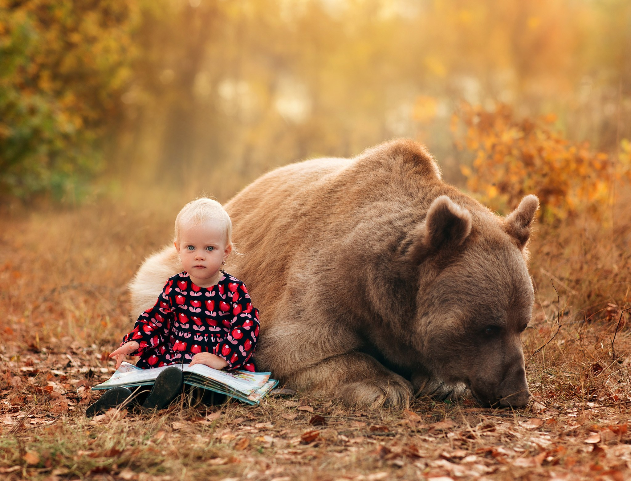 Детские фотосессии на природе. Детский и семейный фотограф с животными в Москве Гурьева Надежда