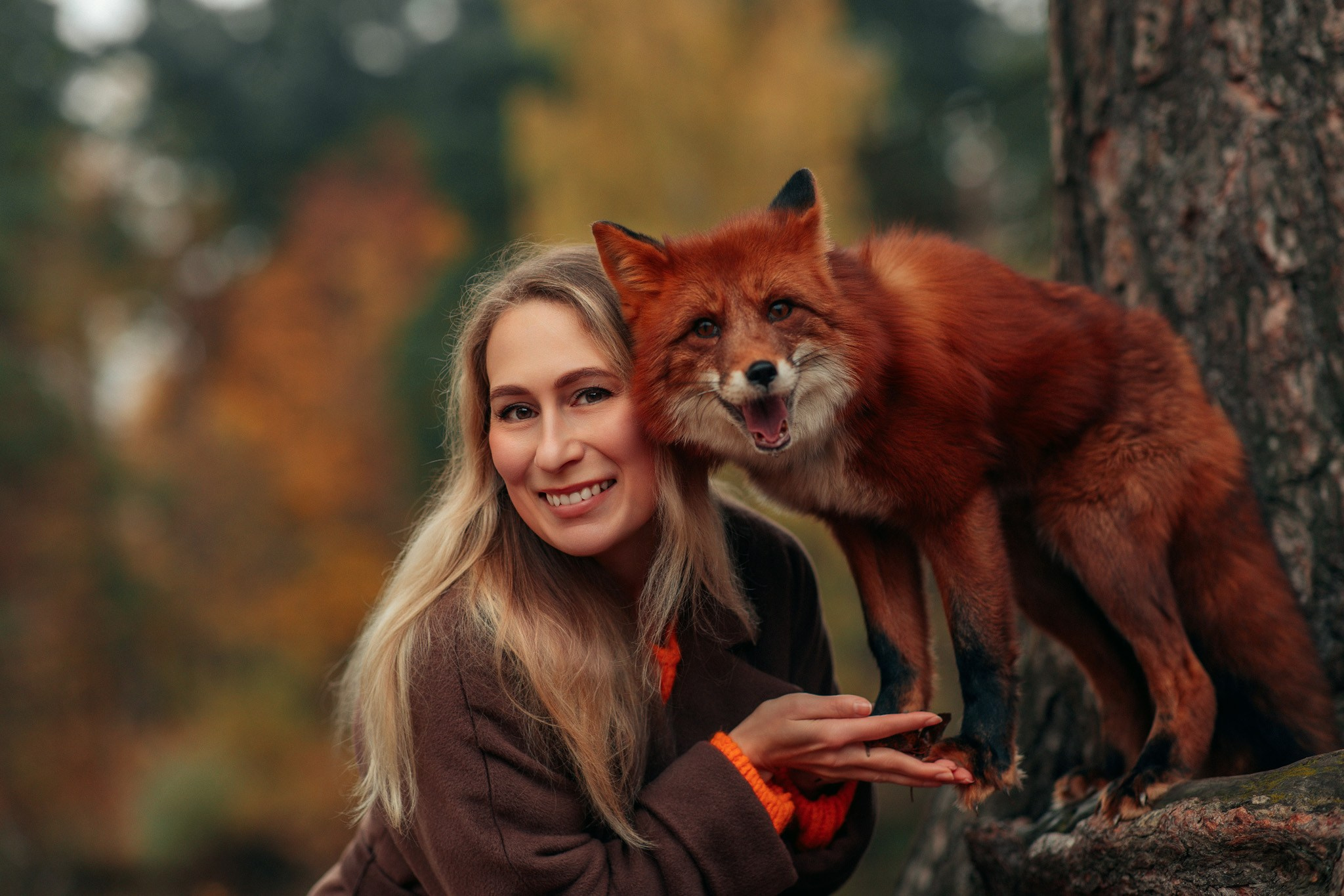 Девушки на природе. Детский и семейный фотограф с животными в Москве Гурьева Надежда