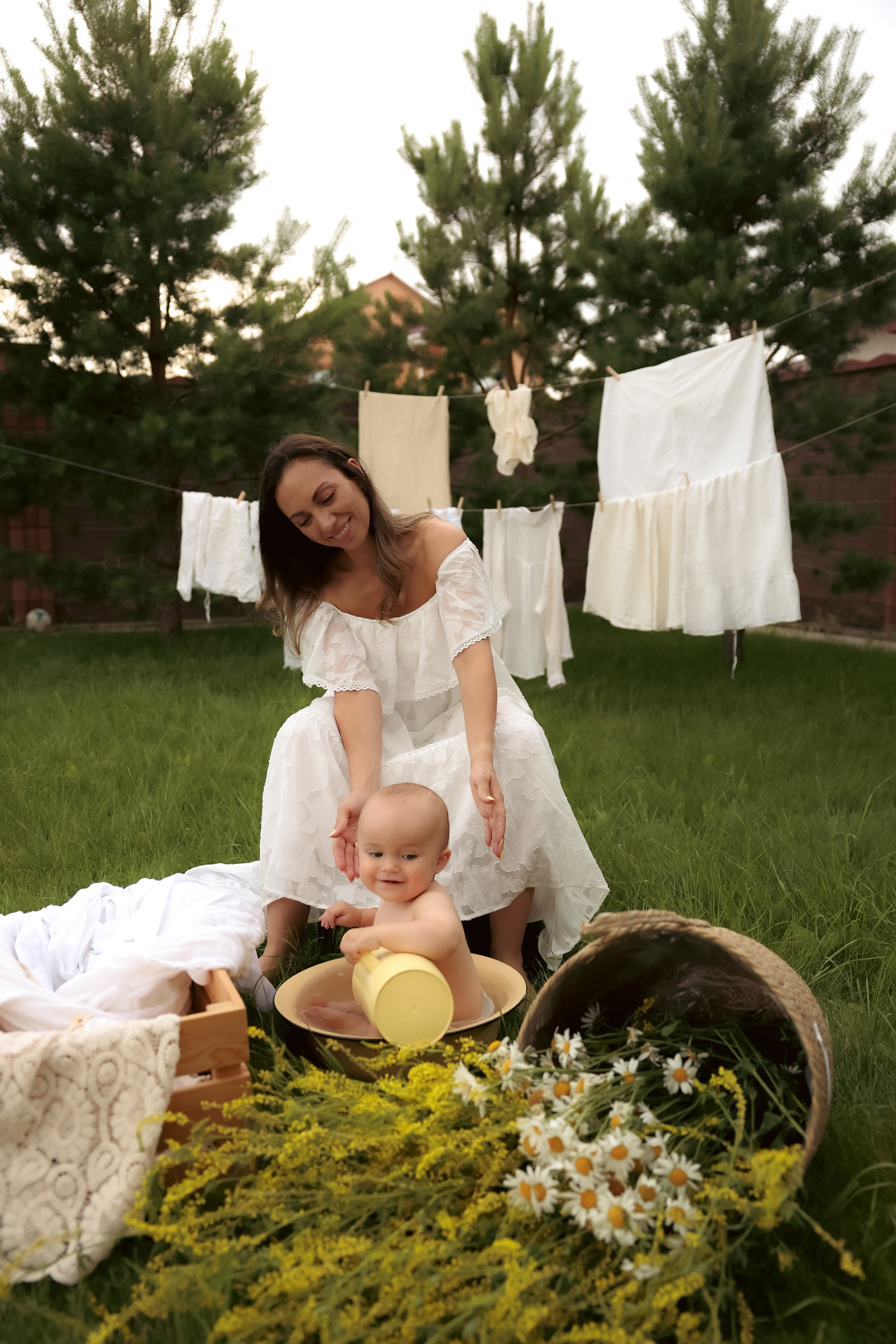 Большая стирка. Ваш семейный newborn и lifestyle фотограф в СПБ Наталья Журавлева