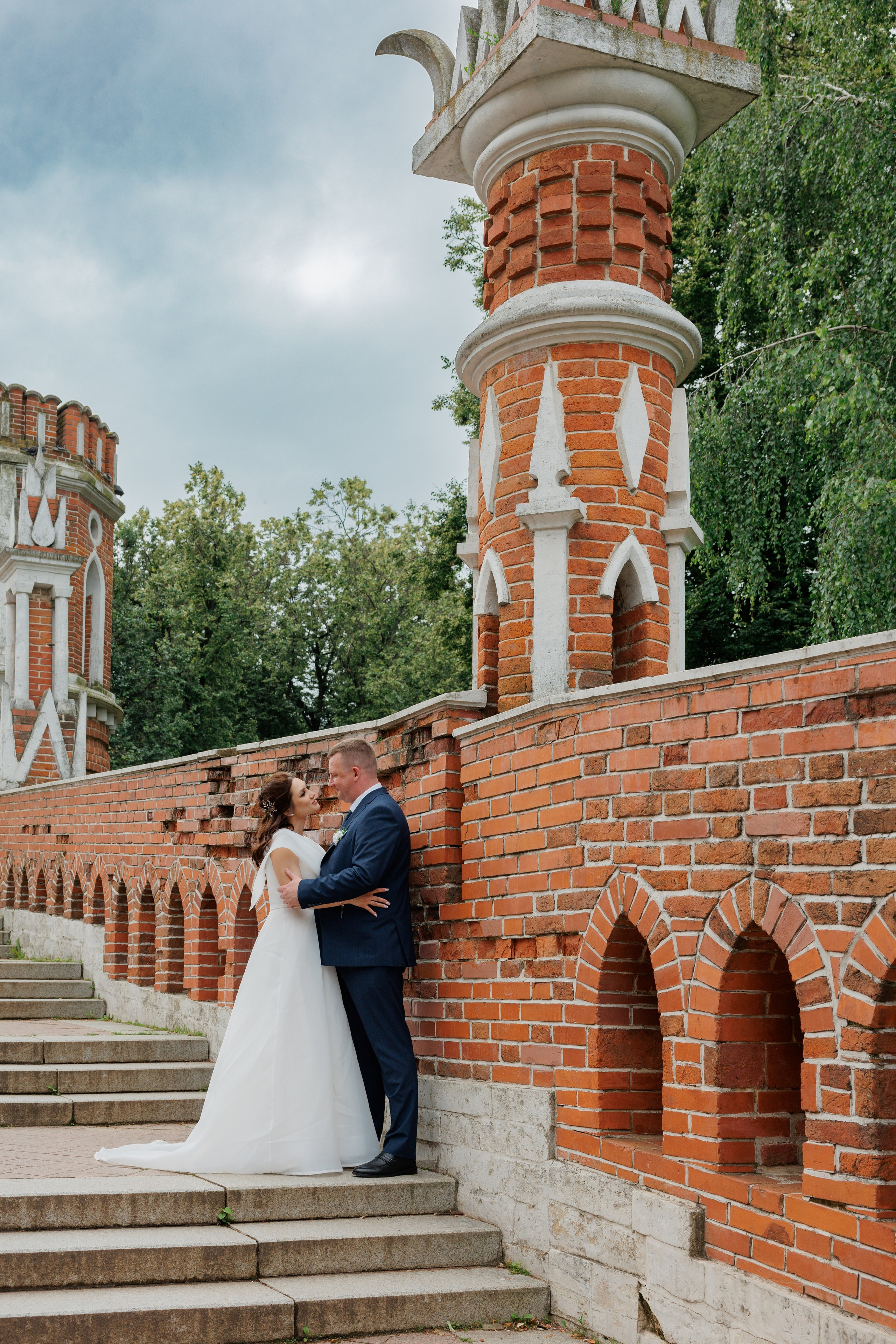 Свадебная фотосессия в Царицыно. Свадебная съёмка в Москве