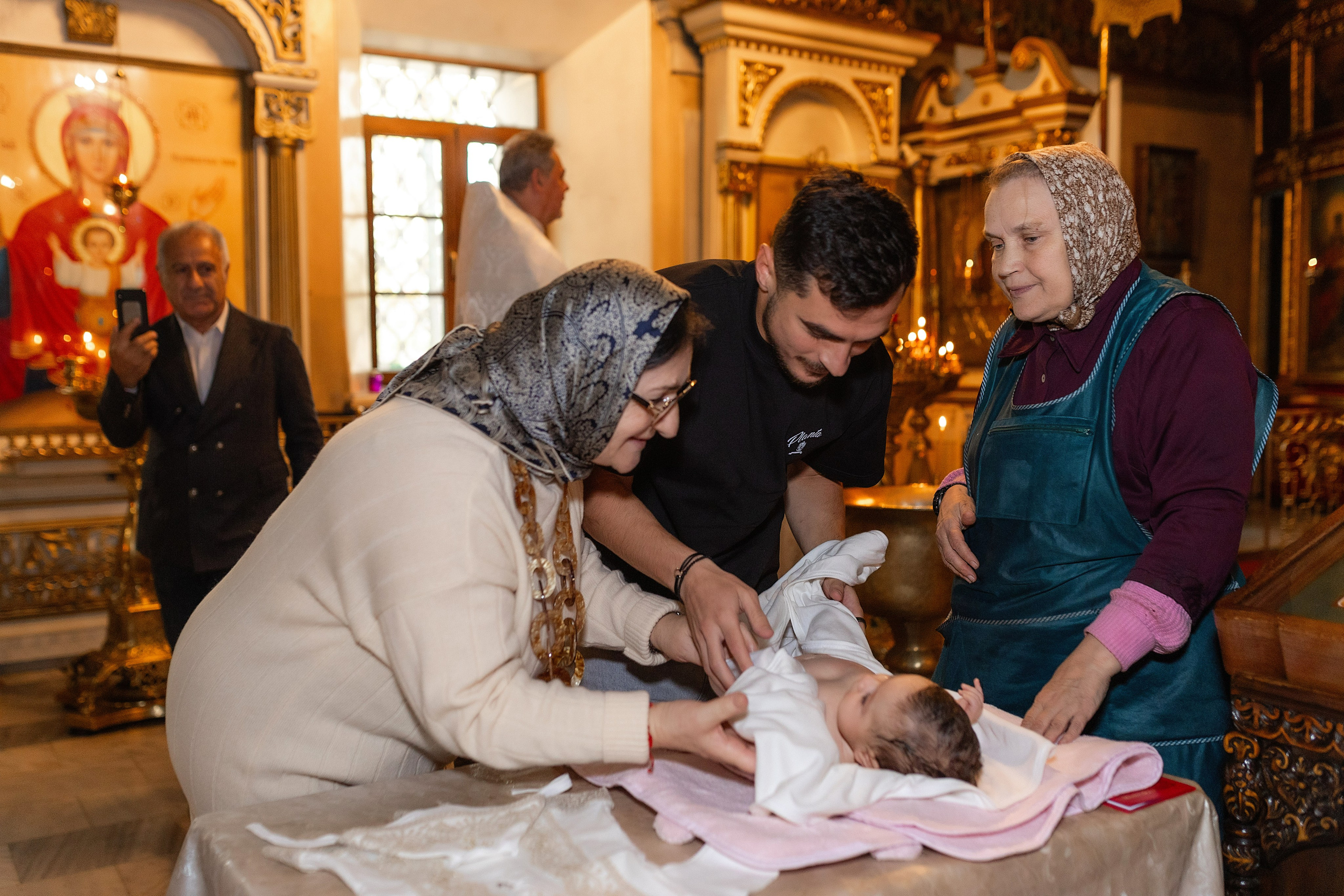 Таинство крещения Лилии. Фотограф в Железнодорожном и Балашихе