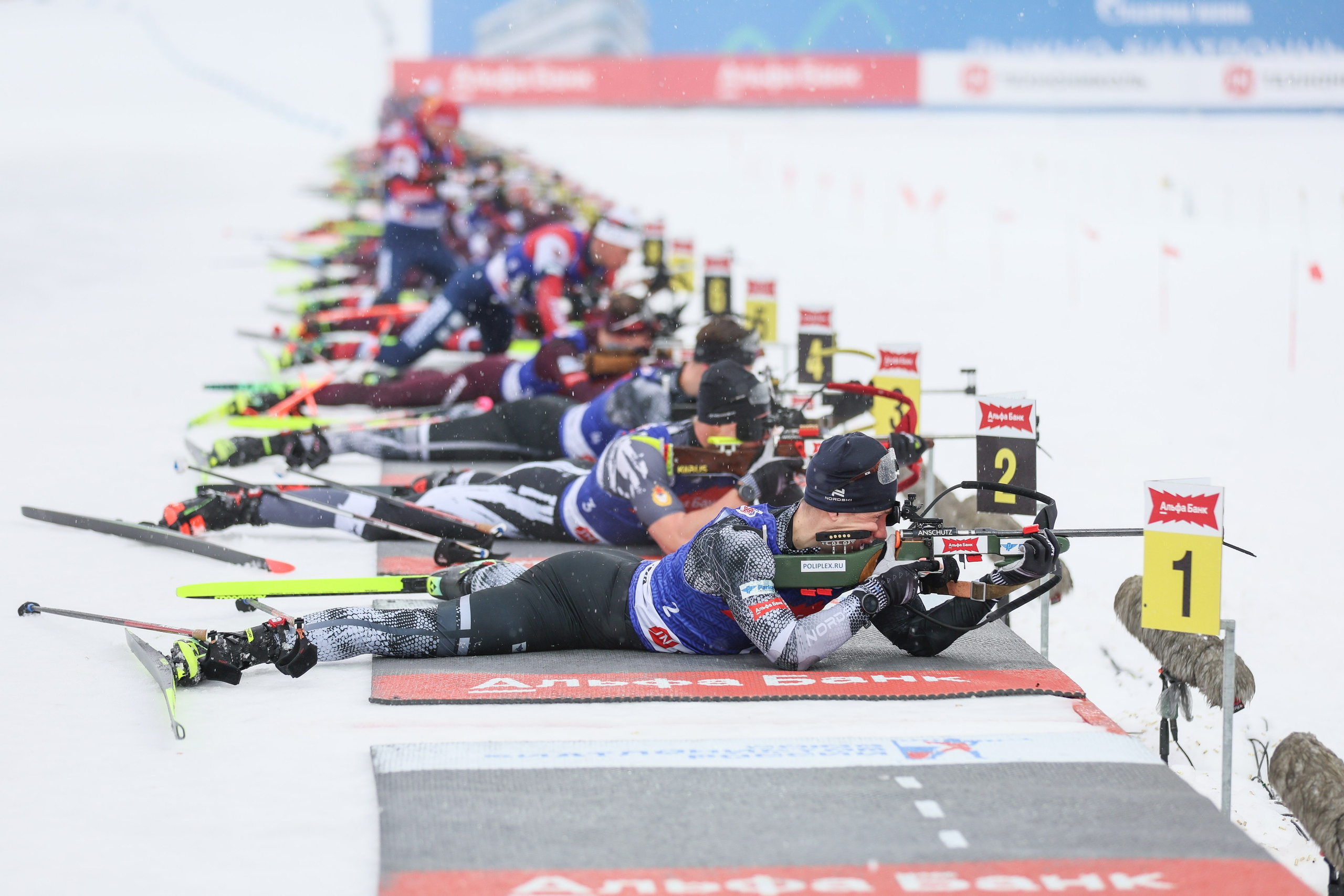 Масстарт Мужчины Биатлон