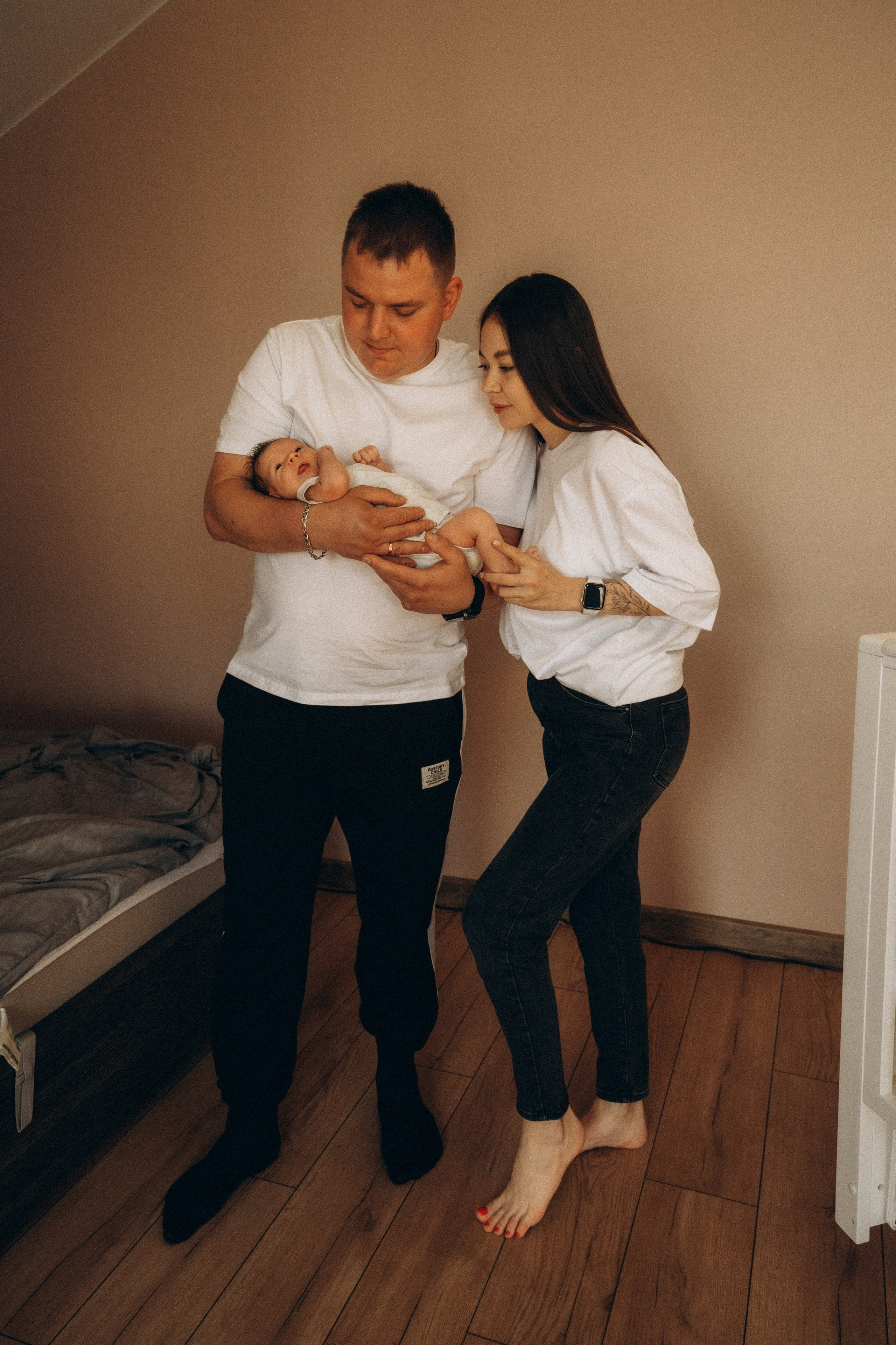 Домашняя с новорожденным. Семейный и детский фотограф во Фрязино, Ивантеевке и Щелково Матвеева