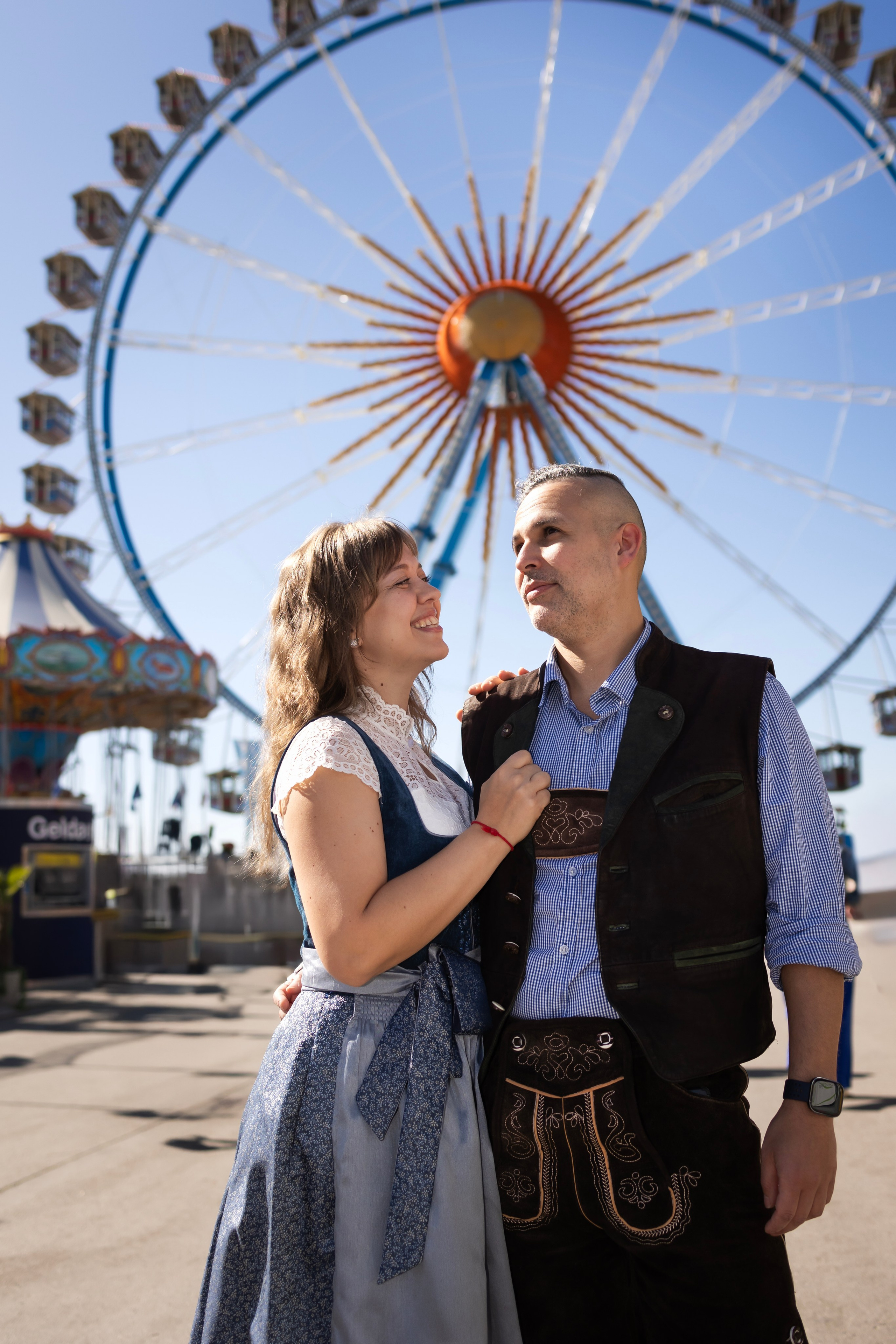 Frühlingsfest. Photographer in Munich