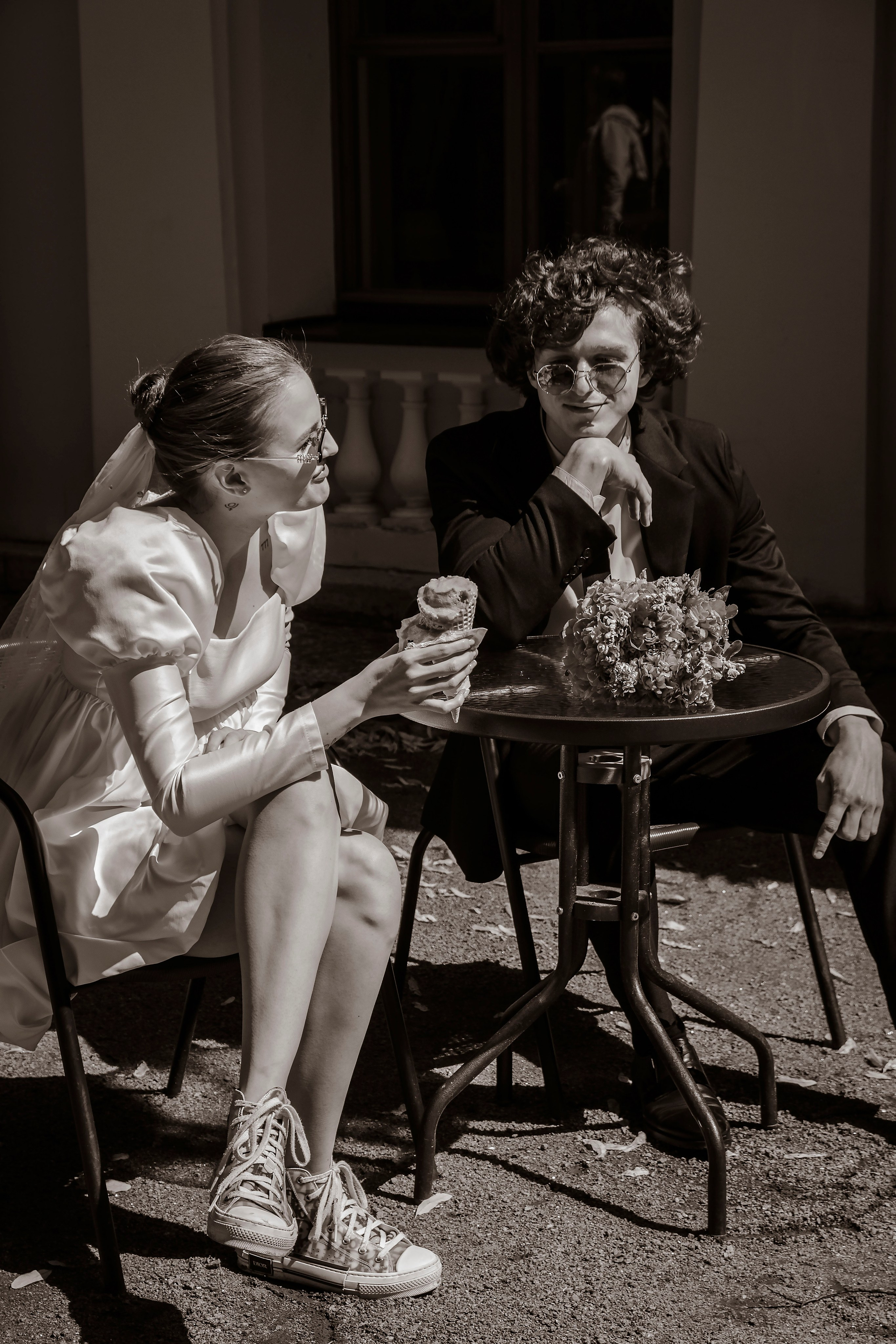 Свадебная прогулка в Летнем саду. Портретный фотограф в Санкт-Петербурге Савельева Ольга