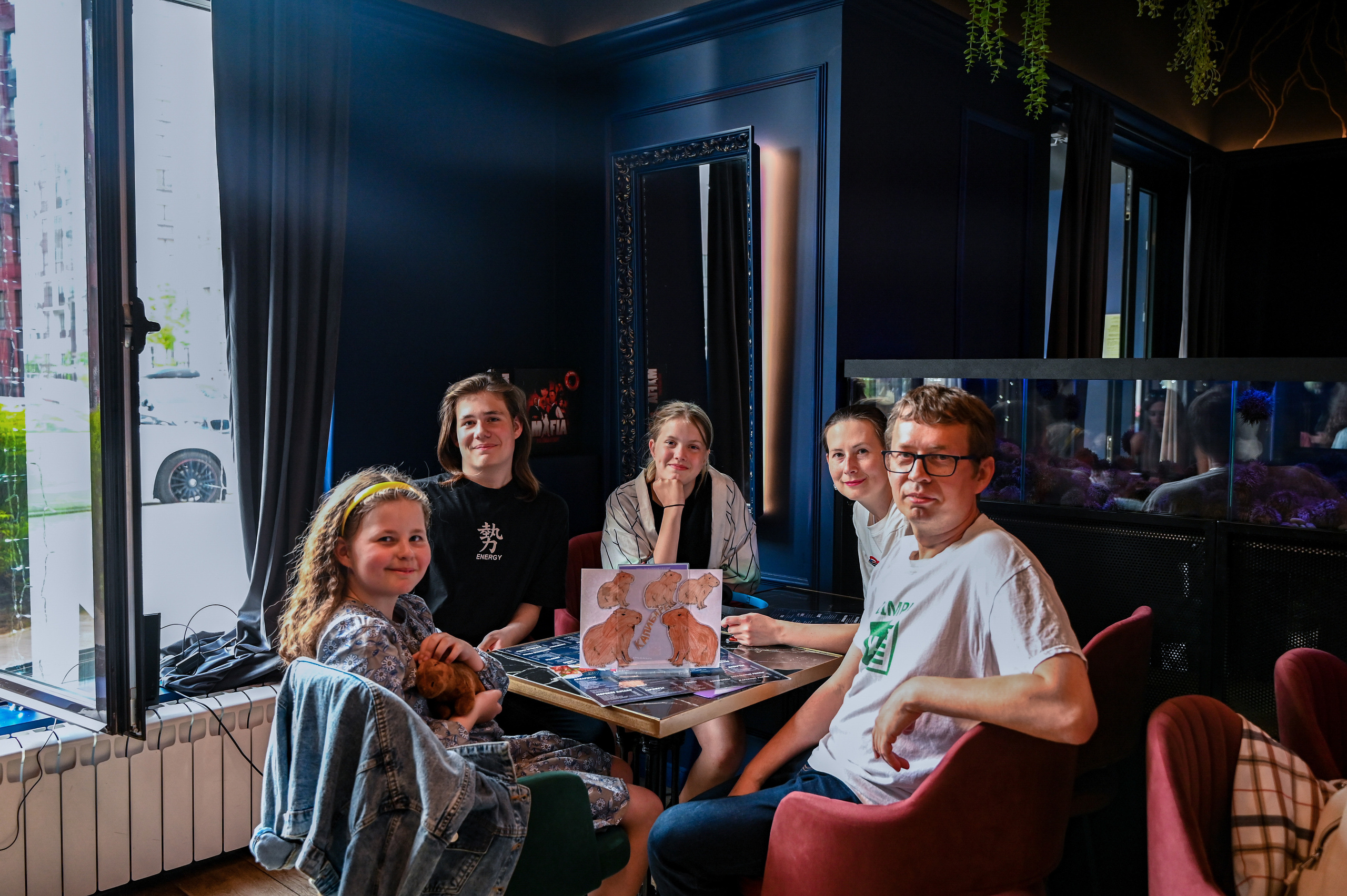 Репортажная съемка игры "Квиз" в Москве