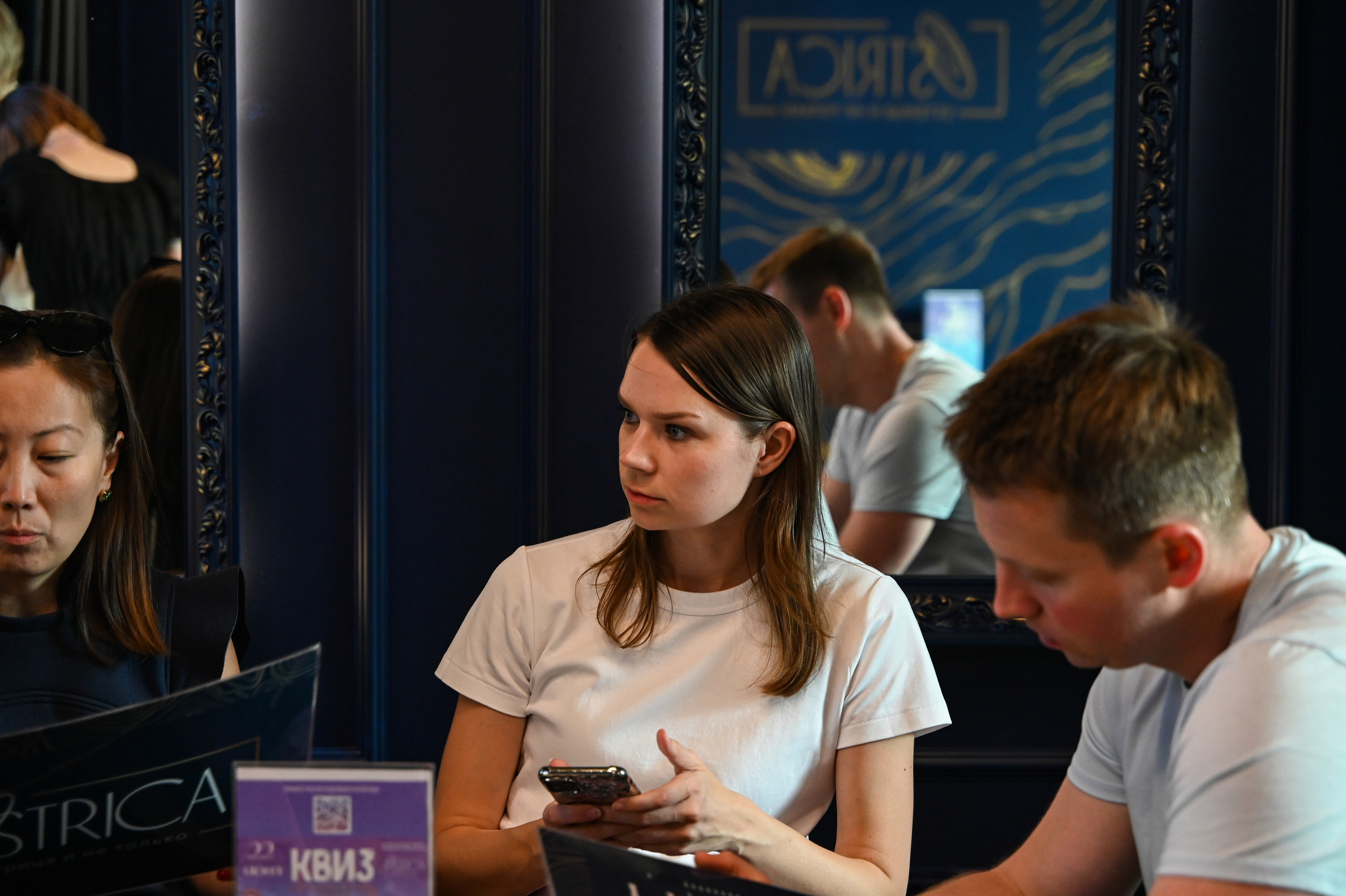 Репортажная съемка игры «Квиз» в Москве