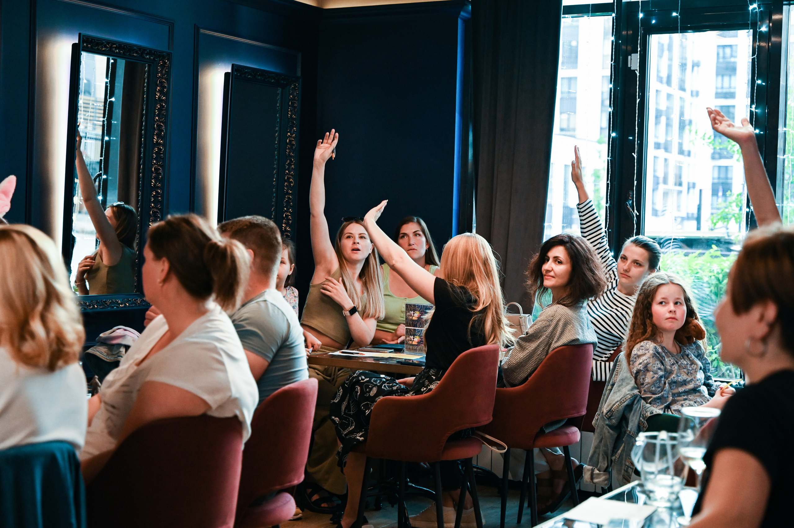 Репортажная съемка игры «Квиз» в Москве