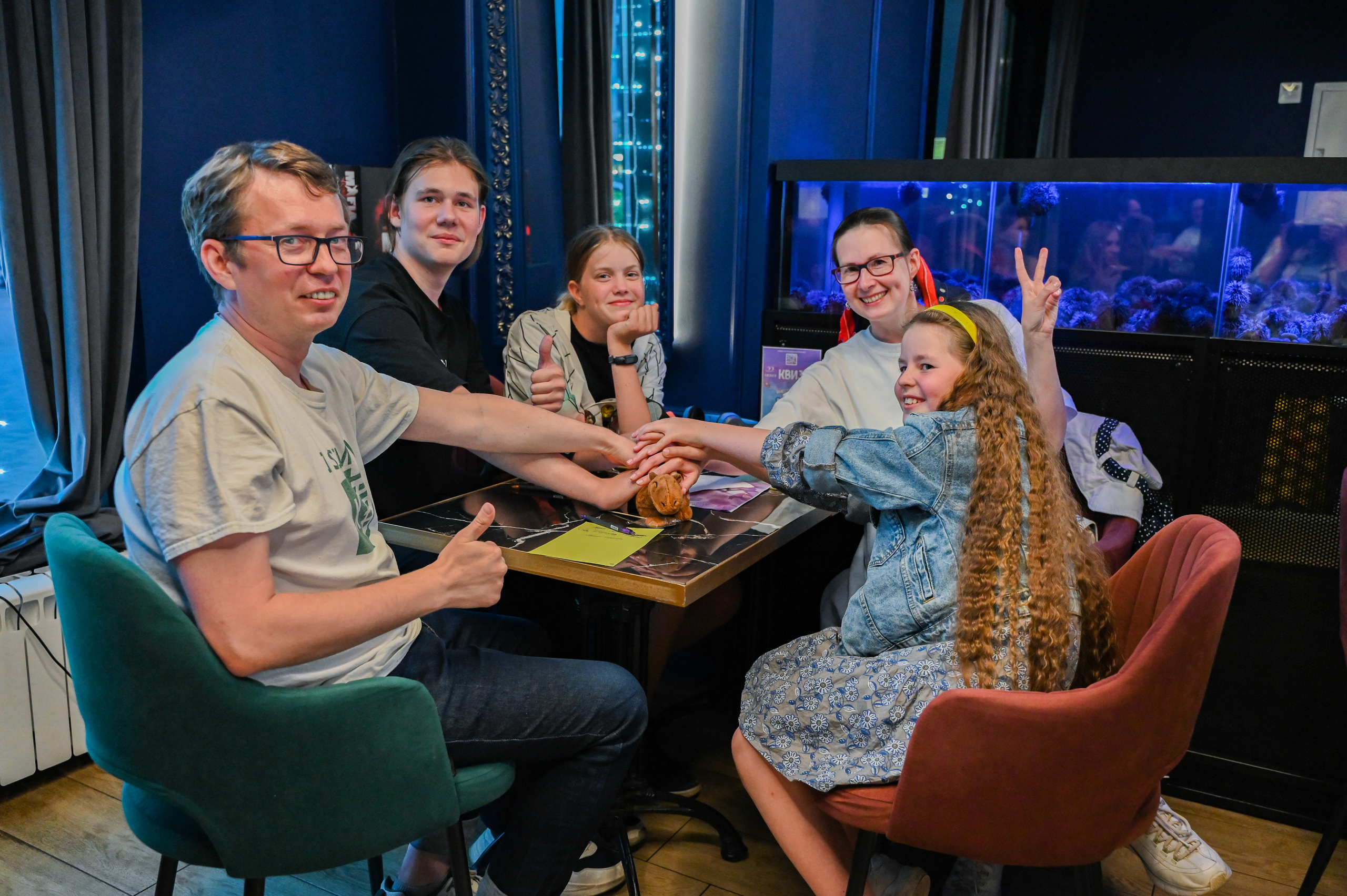 Репортажная съемка игры «Квиз» в Москве