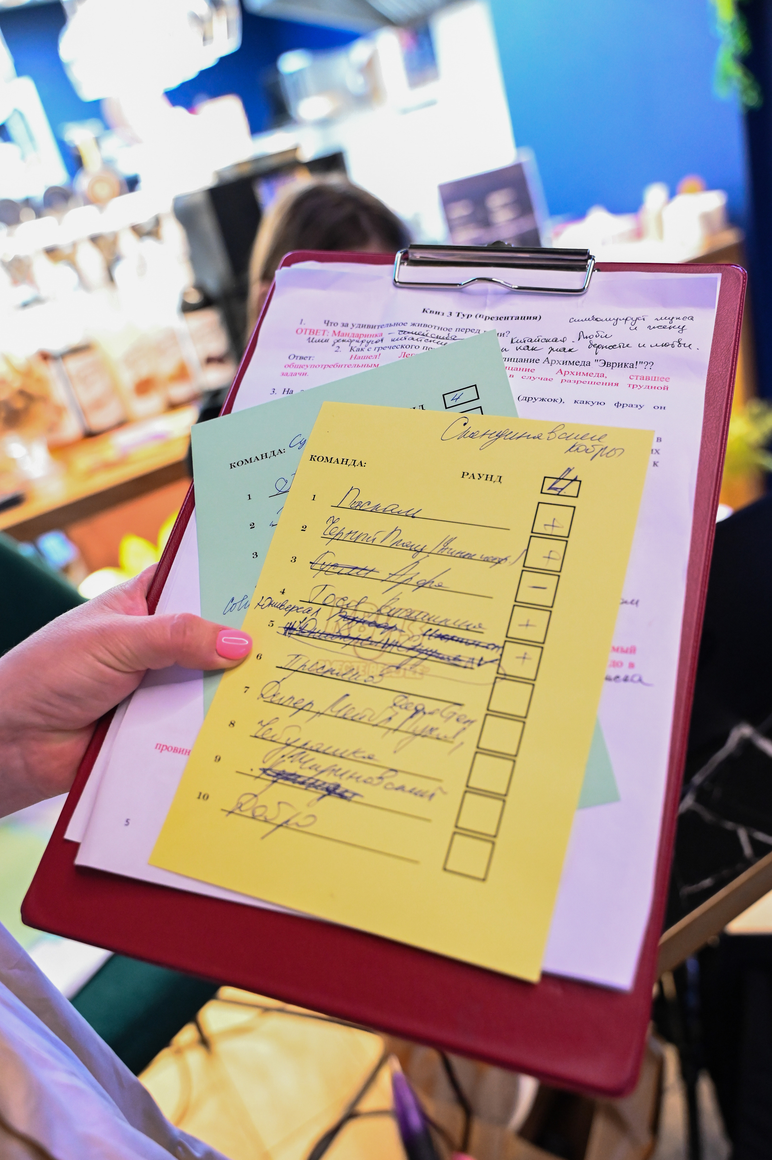 Репортажная съемка игры «Квиз» в Москве