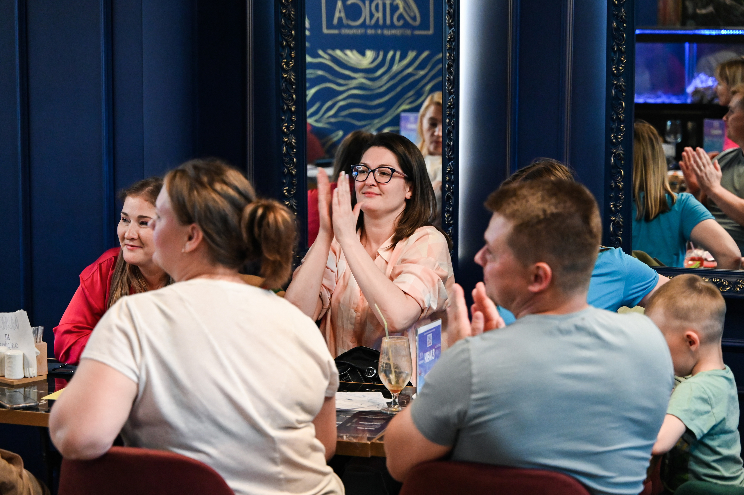 Репортажная съемка игры «Квиз» в Москве