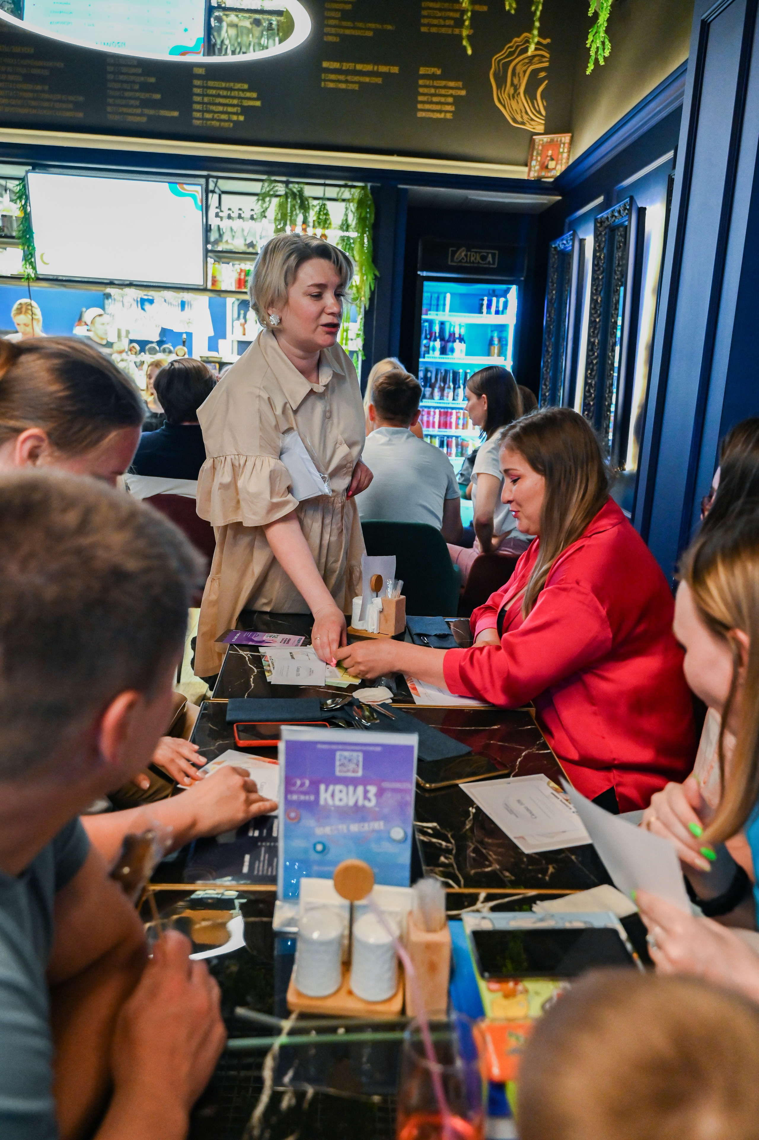 Репортажная съемка игры «Квиз» в Москве