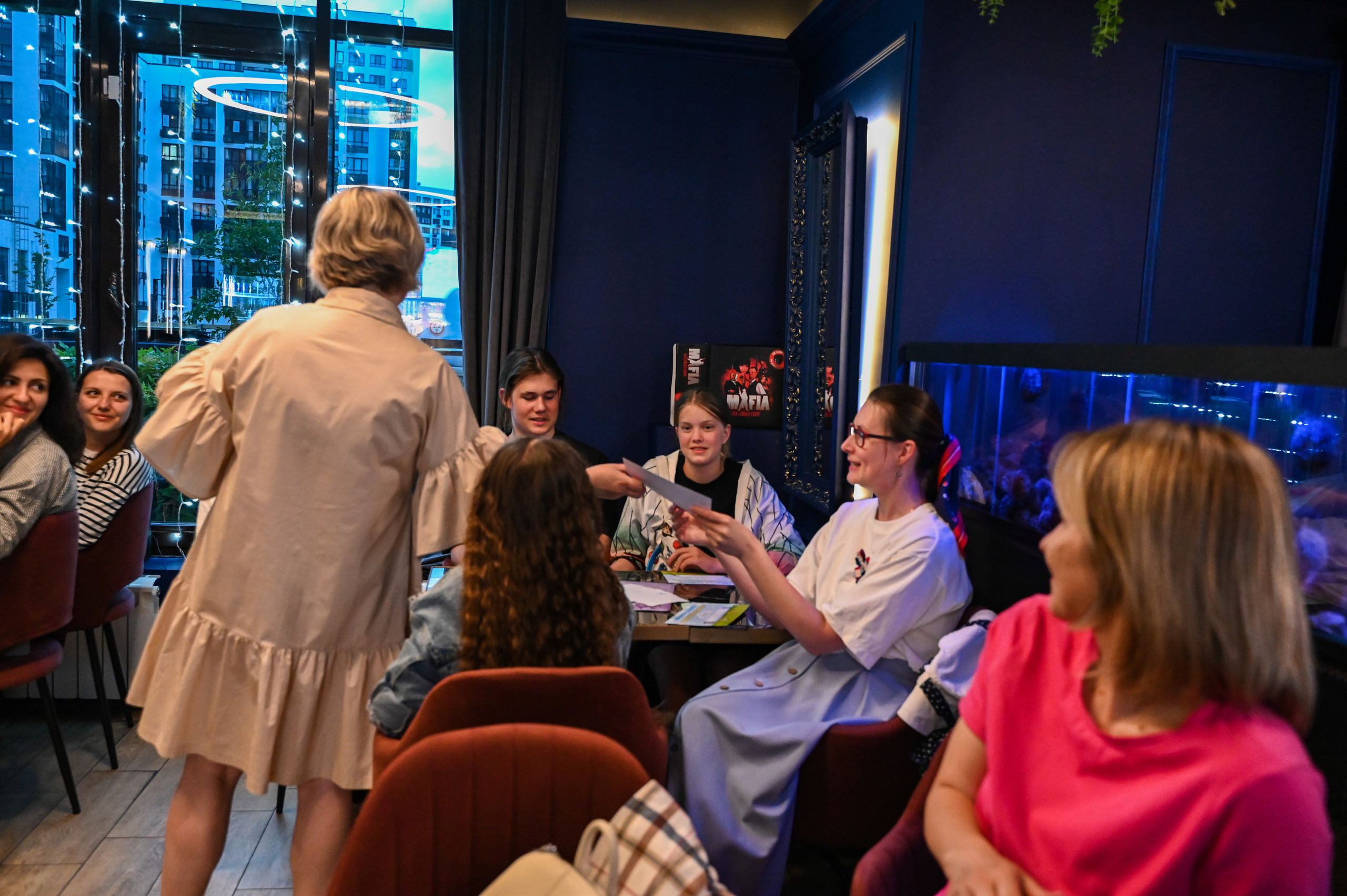 Репортажная съемка игры «Квиз» в Москве