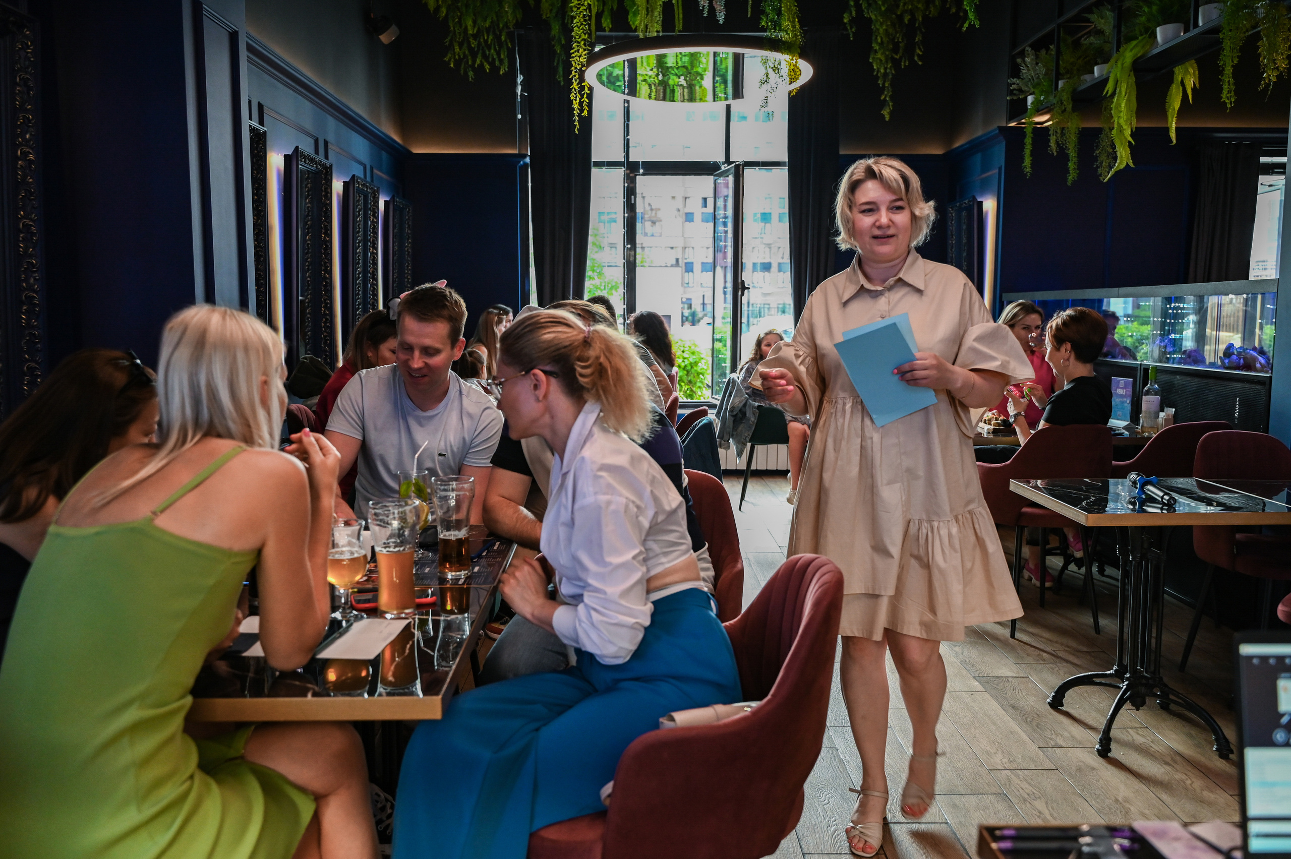 Репортажная съемка игры «Квиз» в Москве