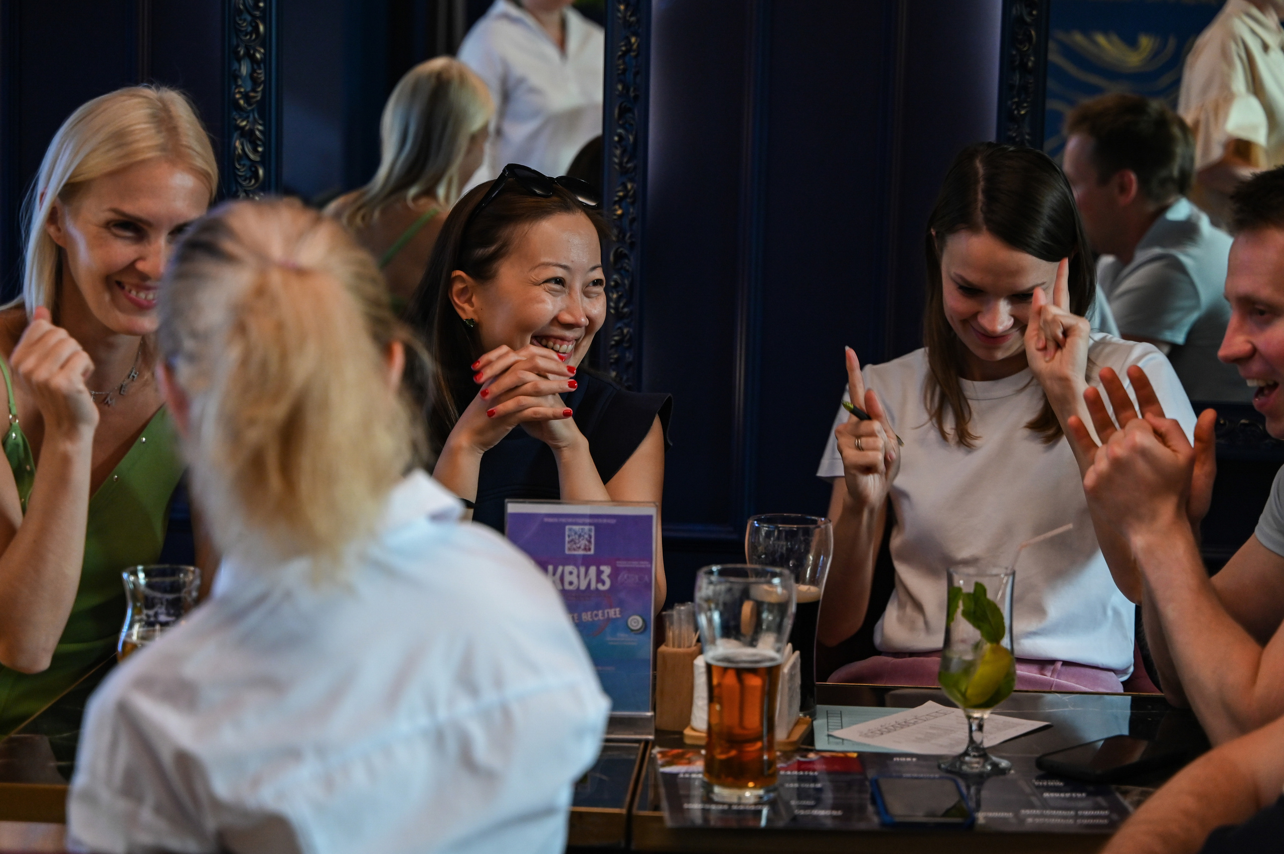 Репортажная съемка игры «Квиз» в Москве