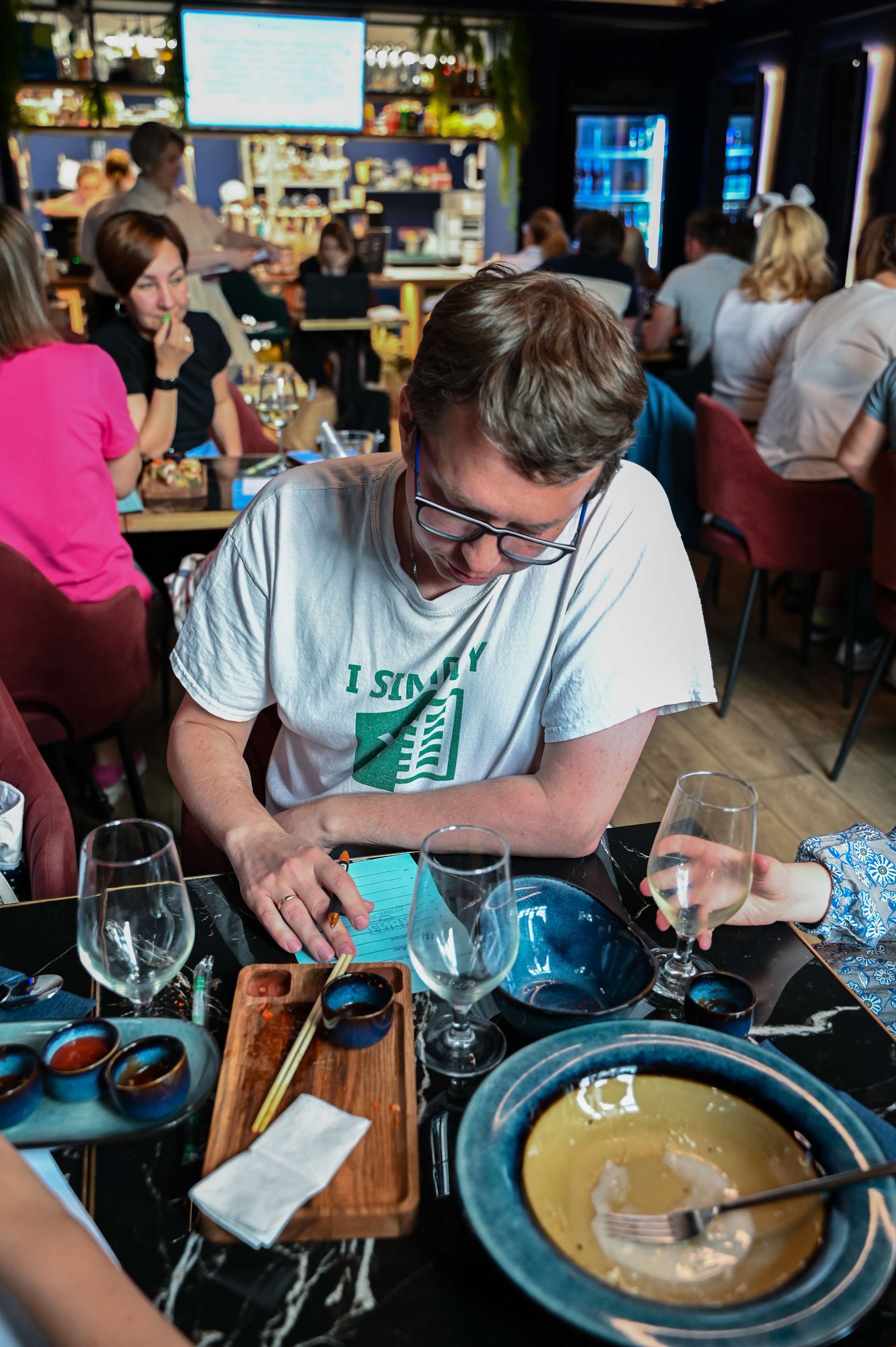 Репортажная съемка игры «Квиз» в Москве