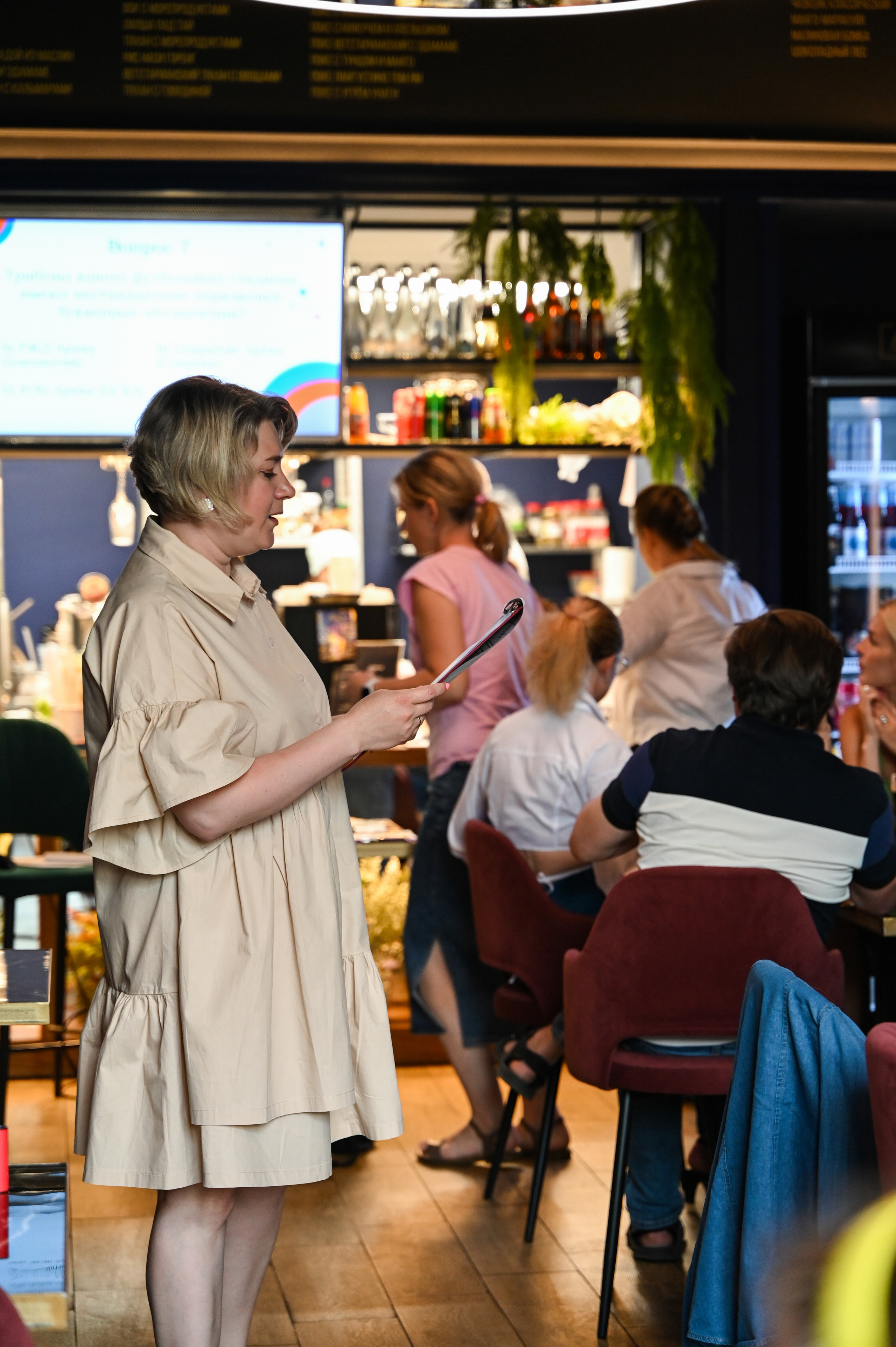 Репортажная съемка игры «Квиз» в Москве