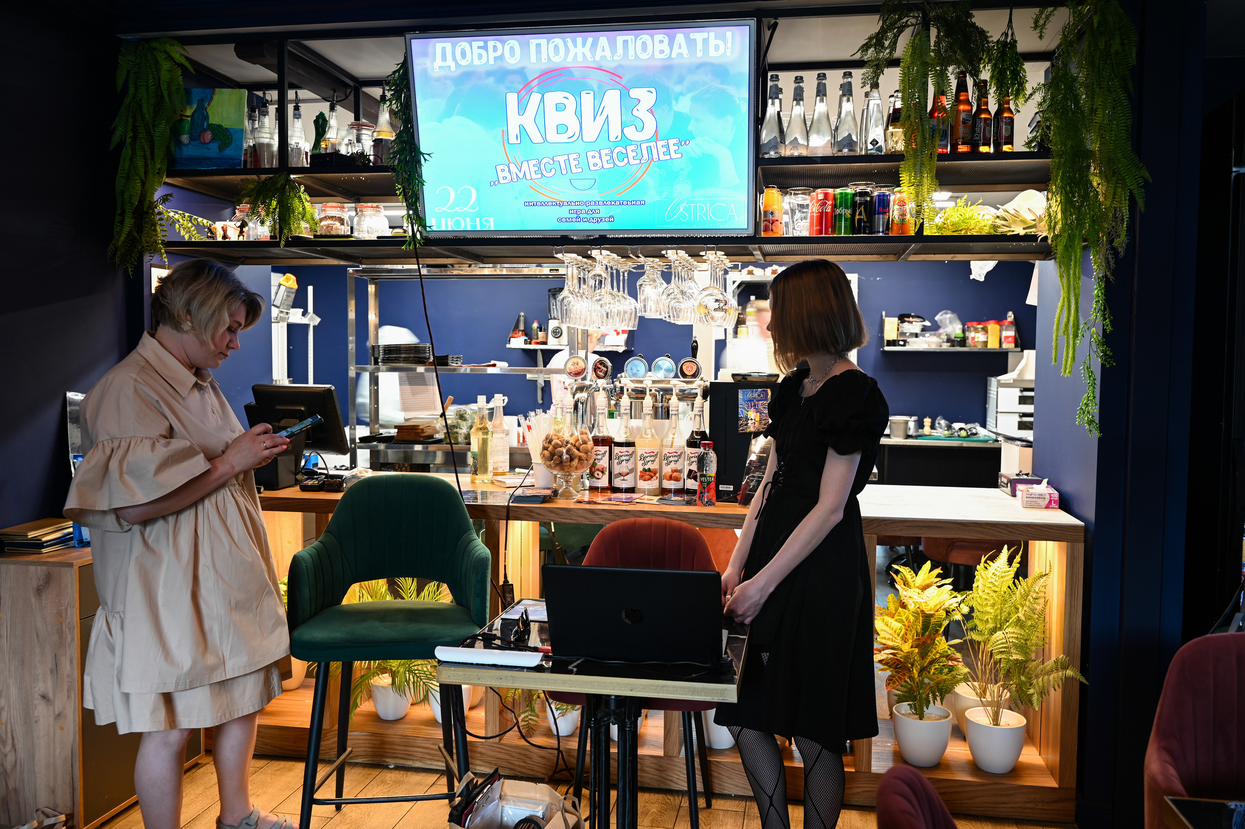 Репортажная съемка игры «Квиз» в Москве