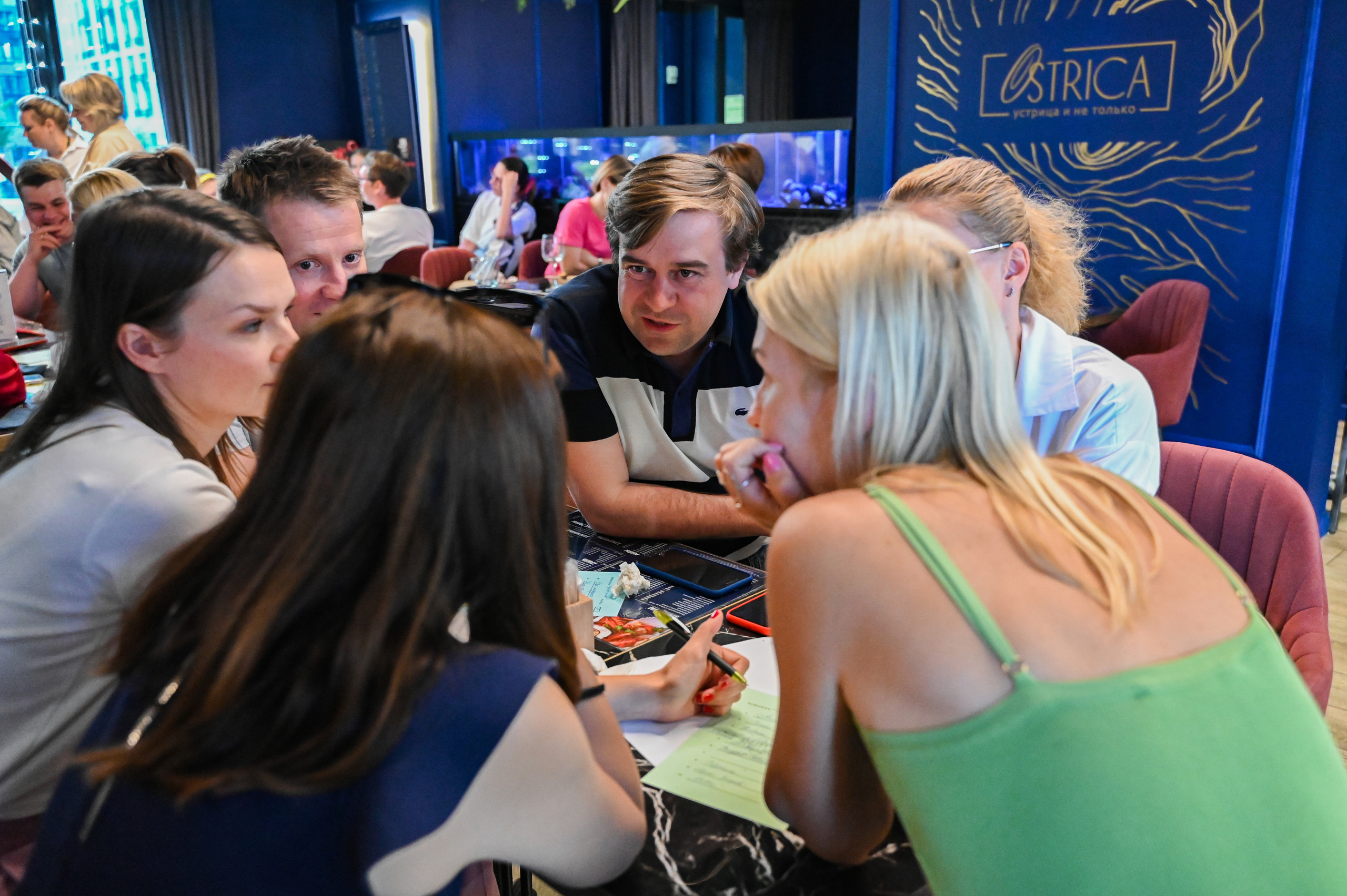 Репортажная съемка игры «Квиз» в Москве