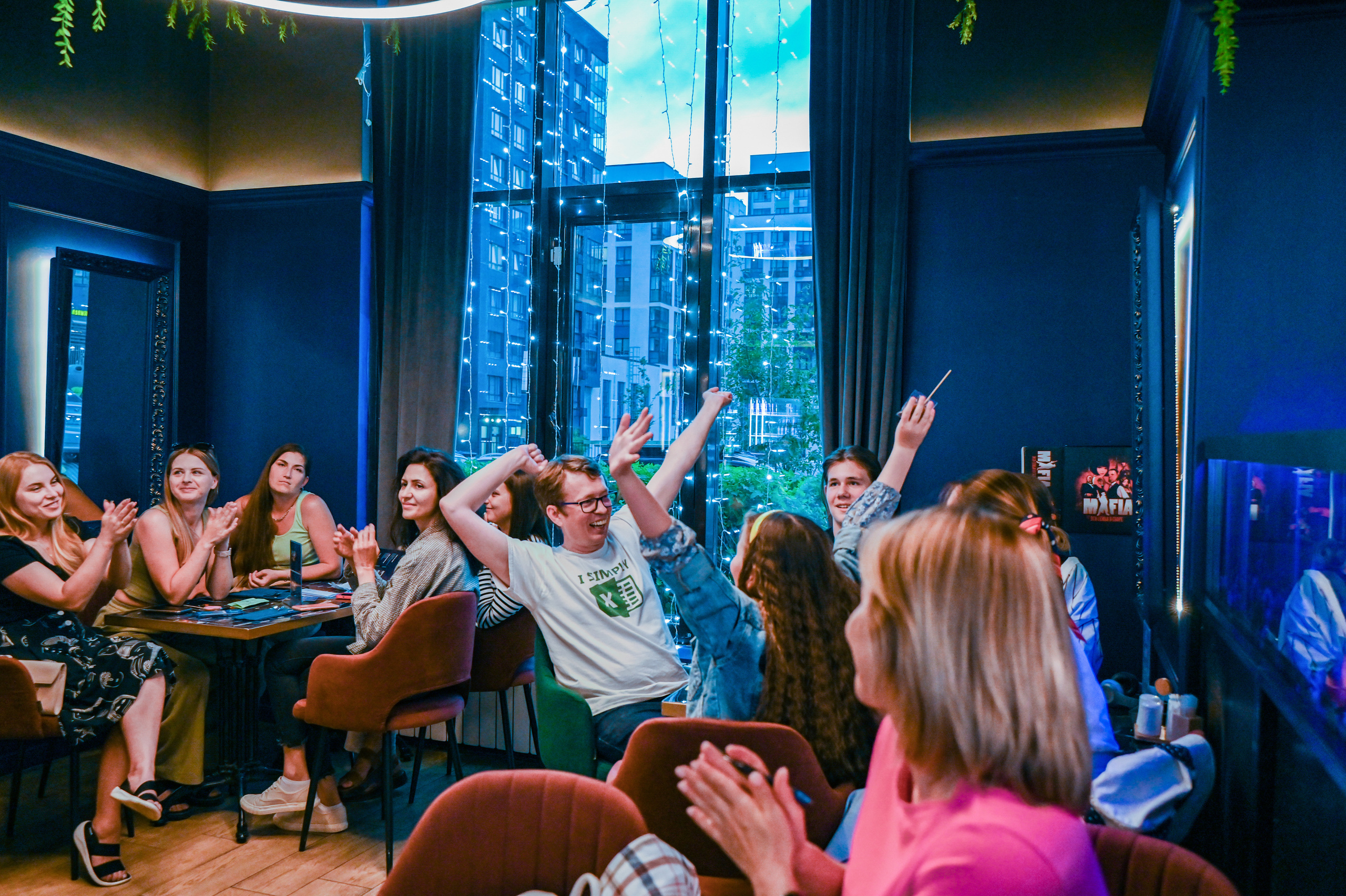 Репортажная съемка игры «Квиз» в Москве