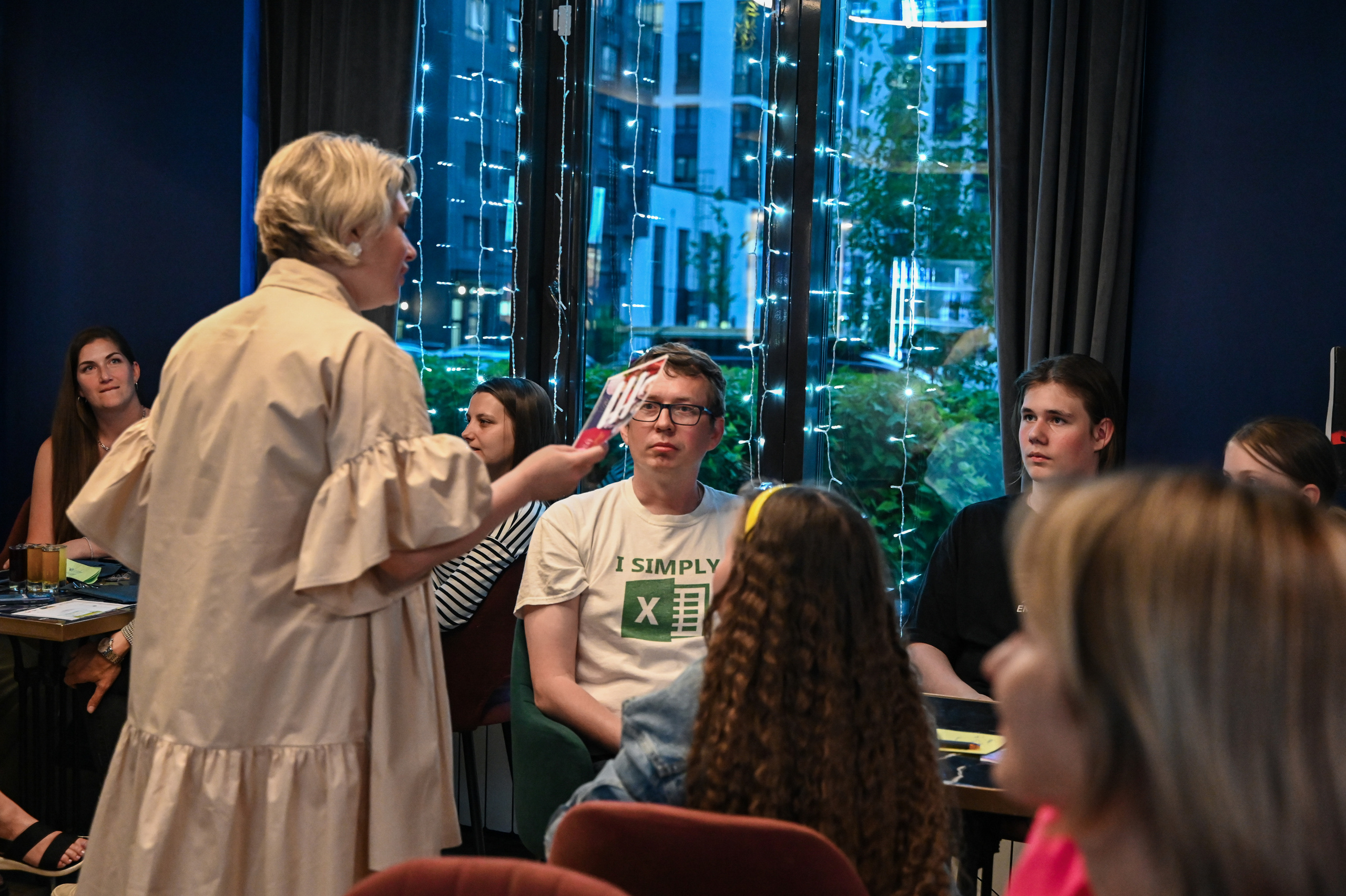 Репортажная съемка игры «Квиз» в Москве