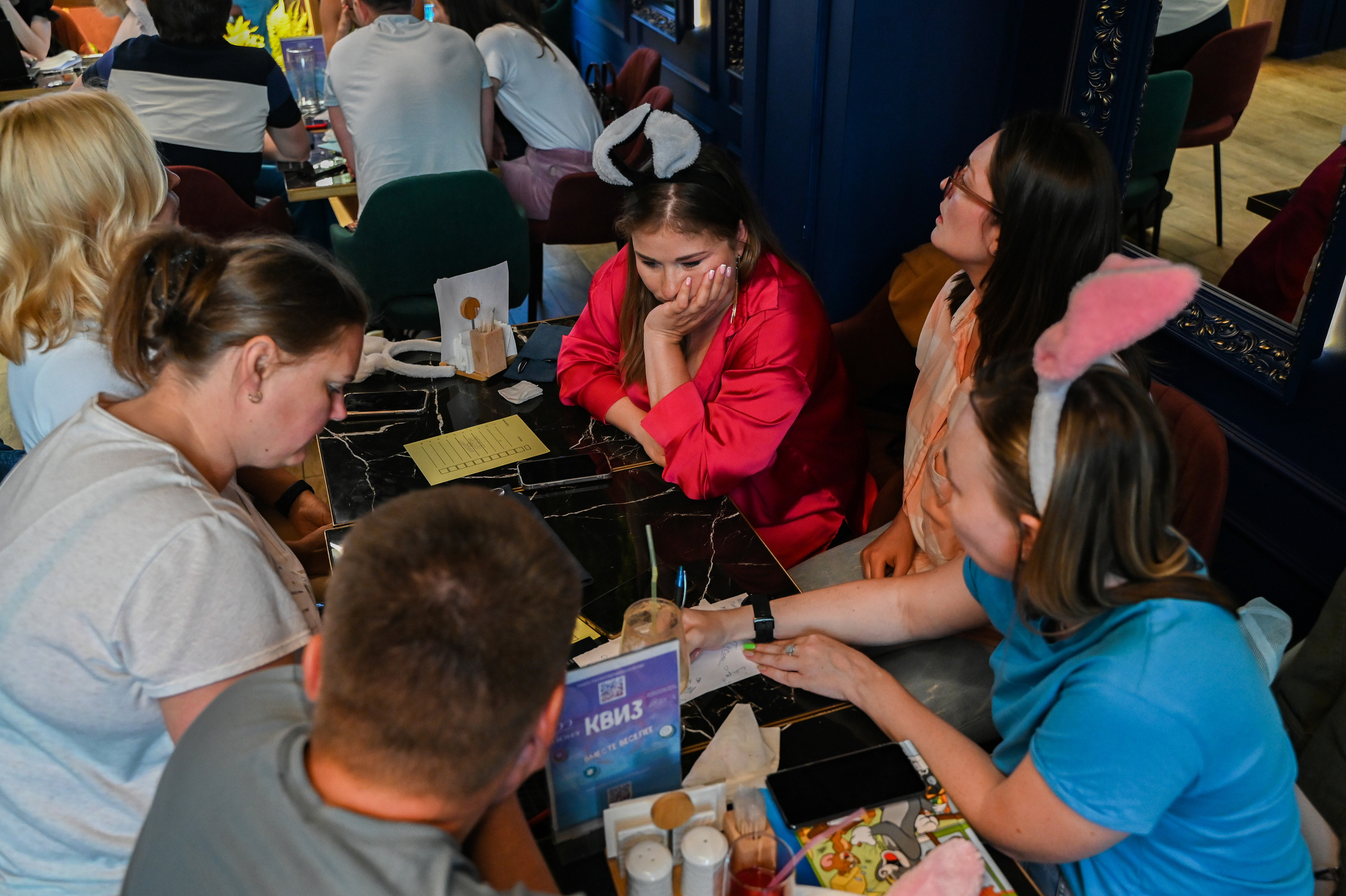 Репортажная съемка игры «Квиз» в Москве