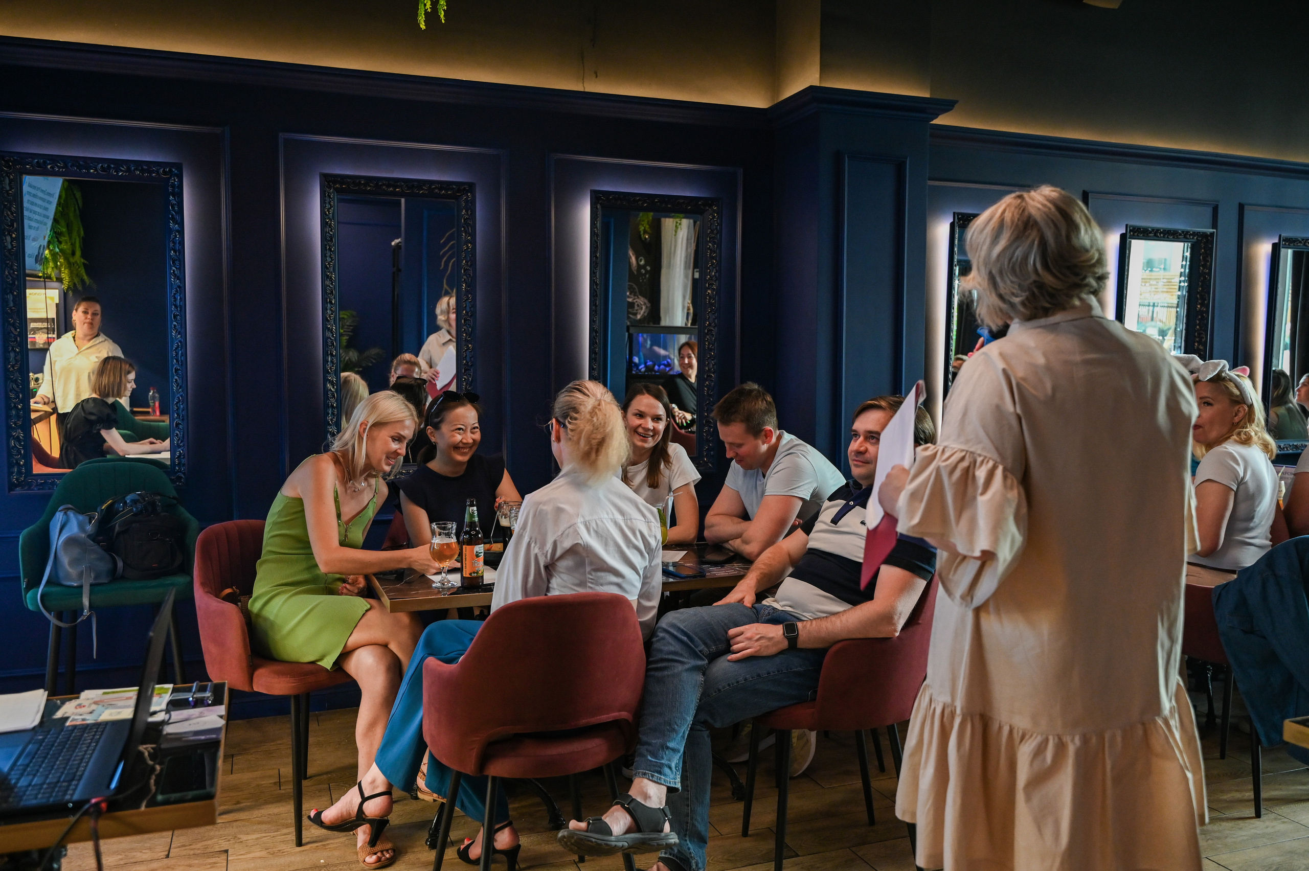 Репортажная съемка игры «Квиз» в Москве