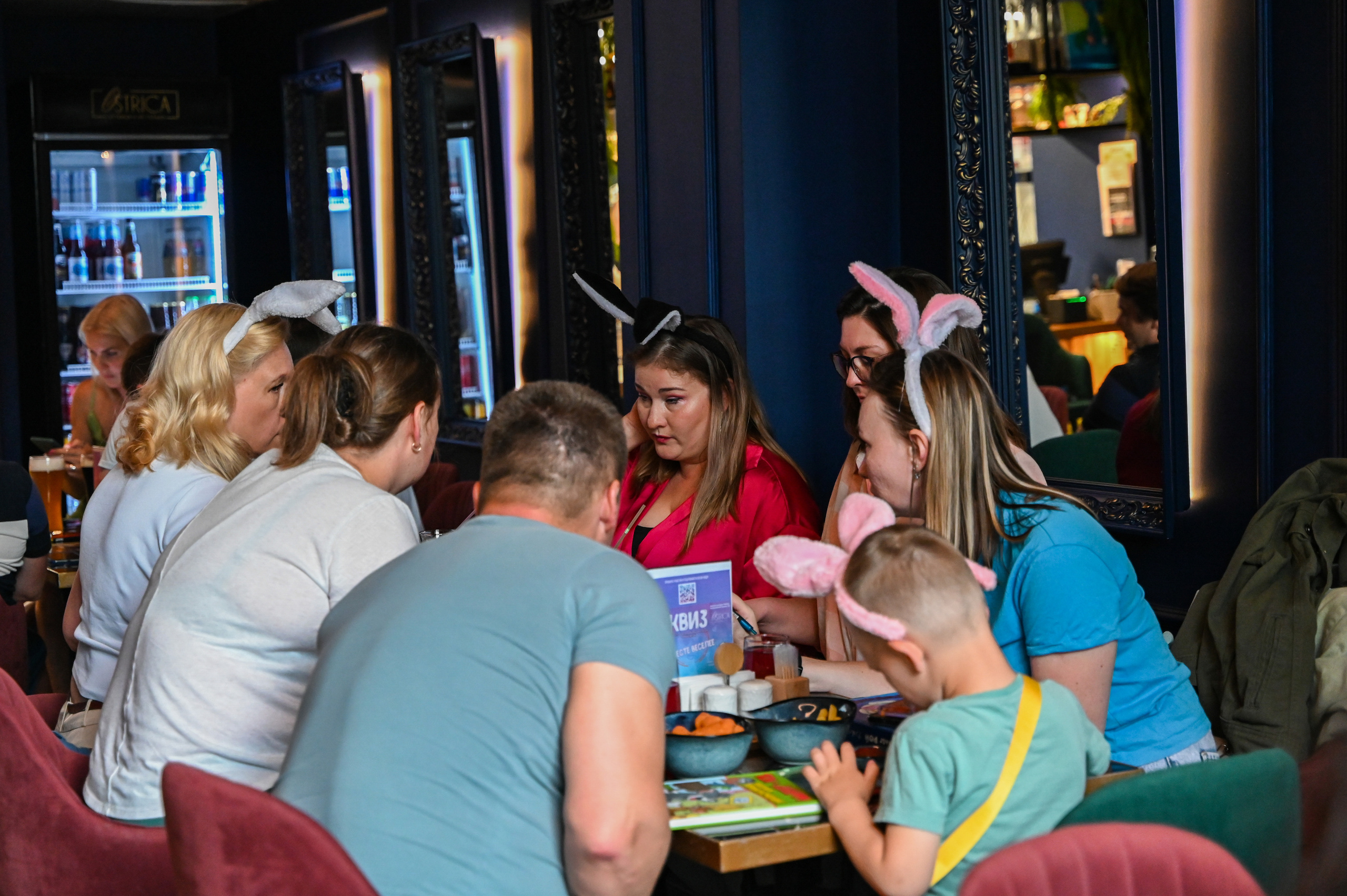 Репортажная съемка игры «Квиз» в Москве