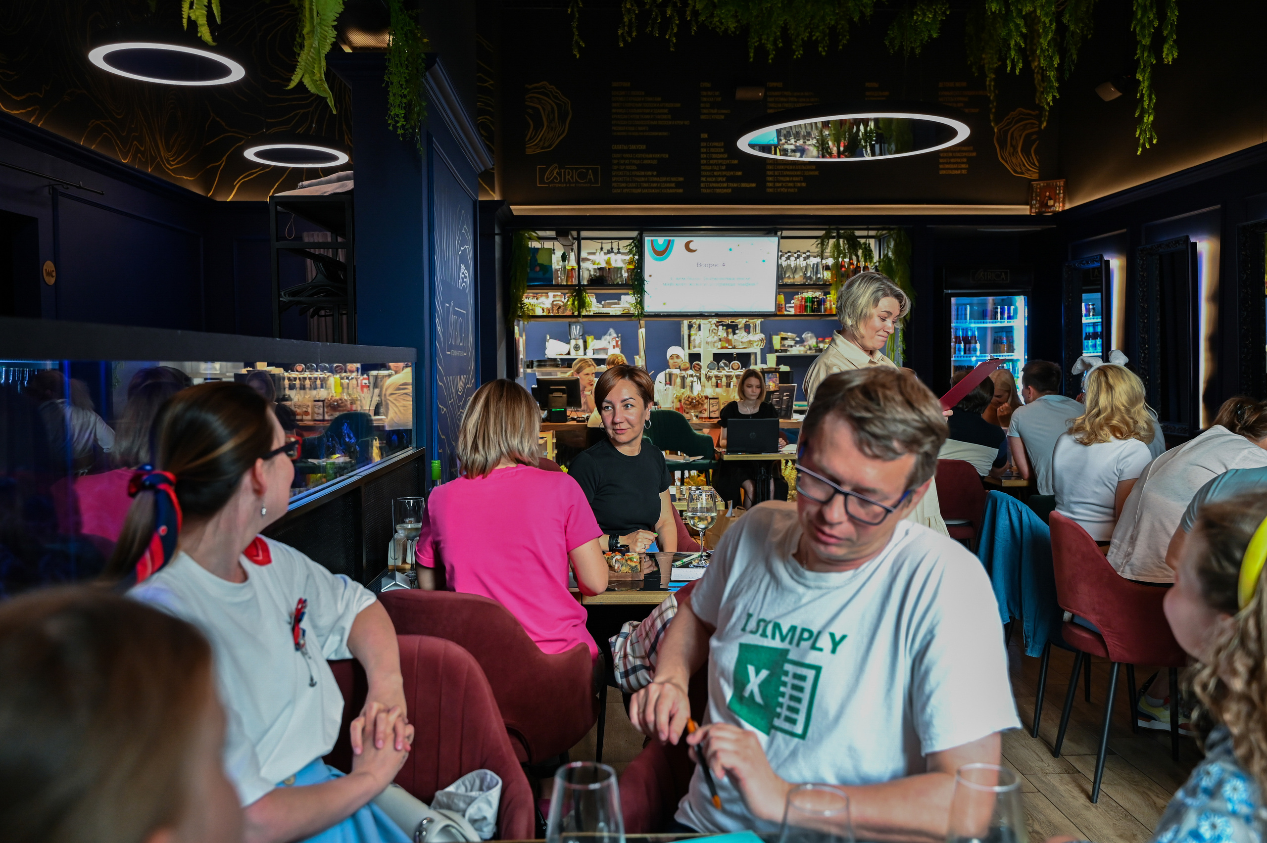 Репортажная съемка игры «Квиз» в Москве