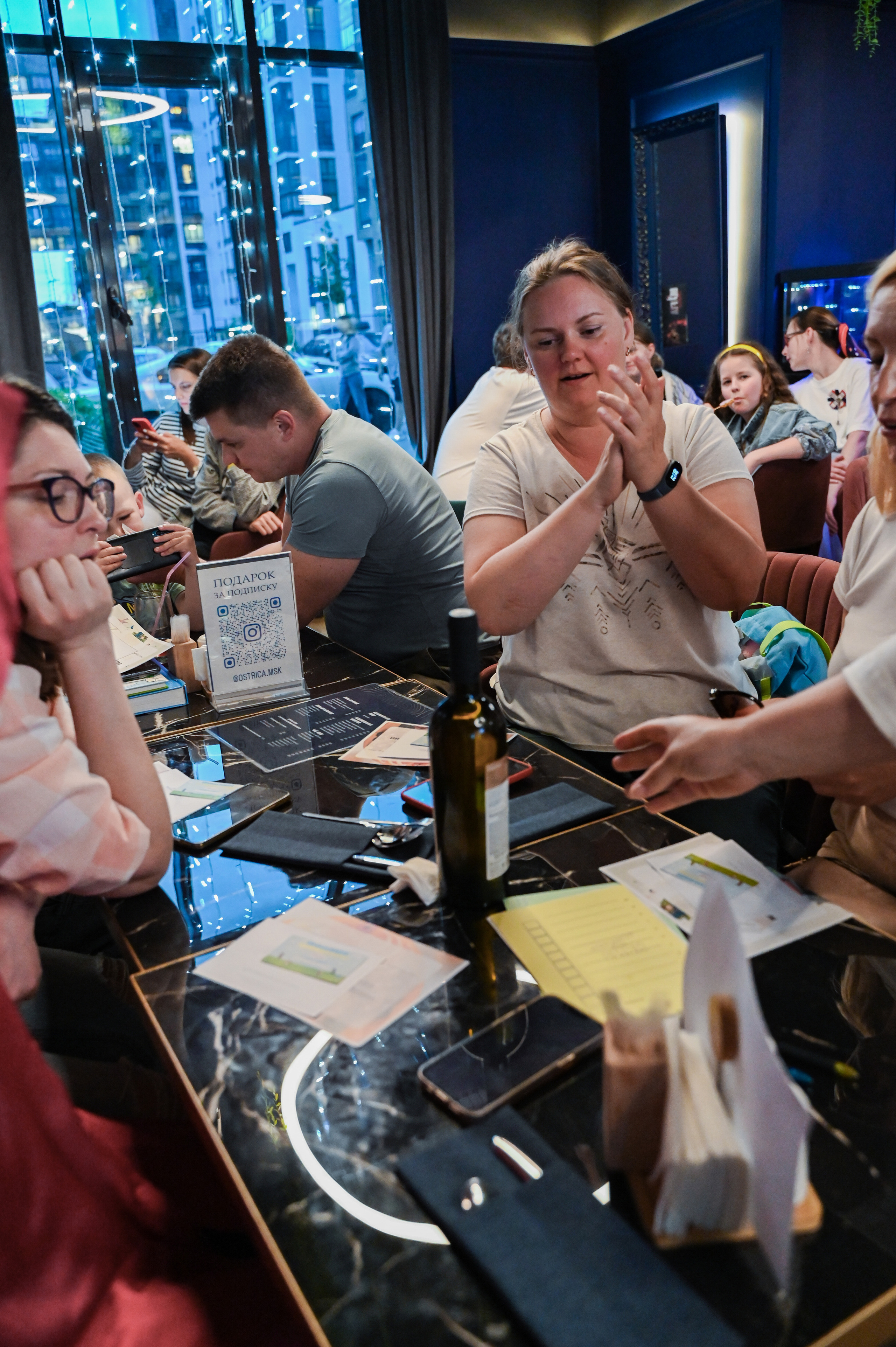 Репортажная съемка игры «Квиз» в Москве