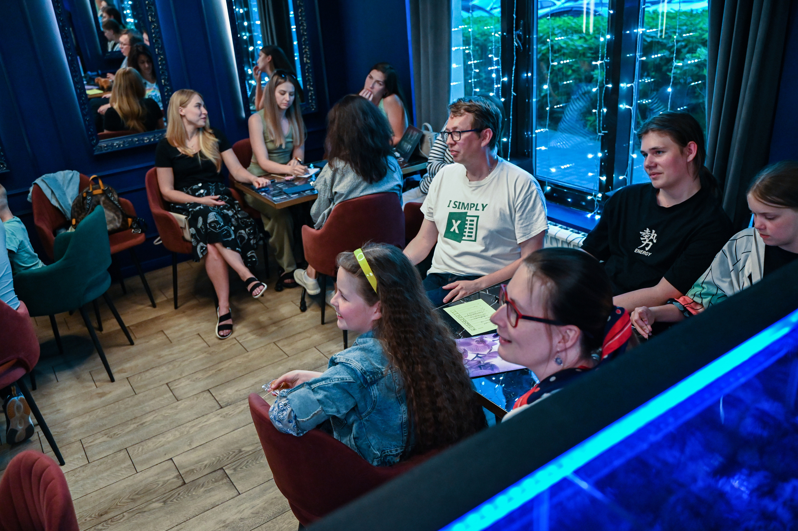 Репортажная съемка игры «Квиз» в Москве