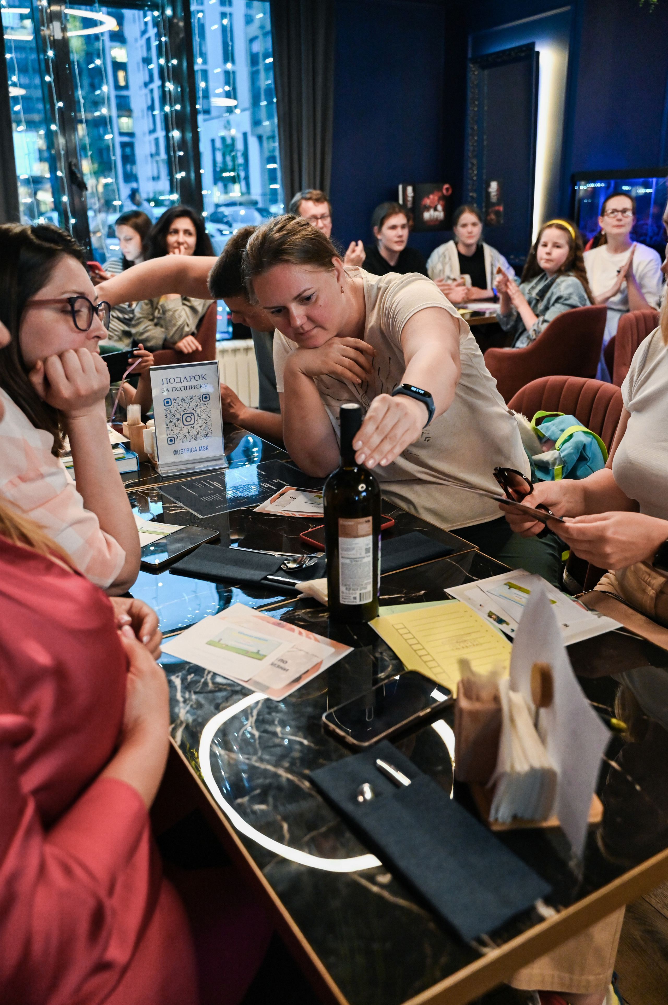 Репортажная съемка игры «Квиз» в Москве