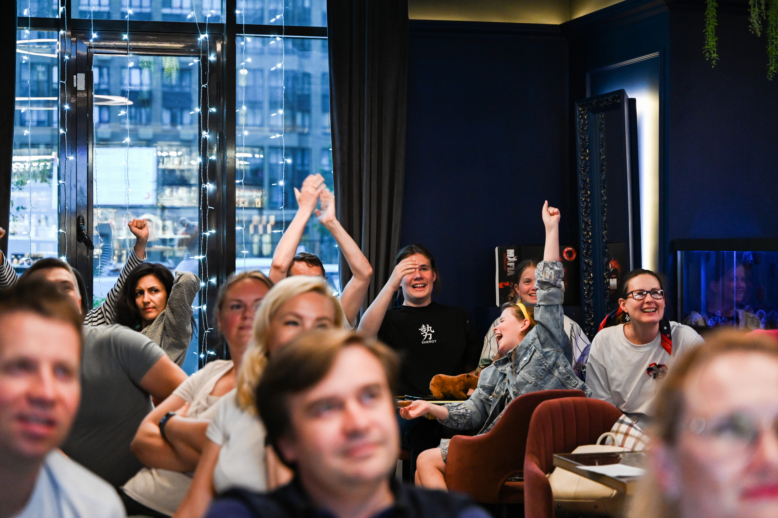 Репортажная съемка игры «Квиз» в Москве