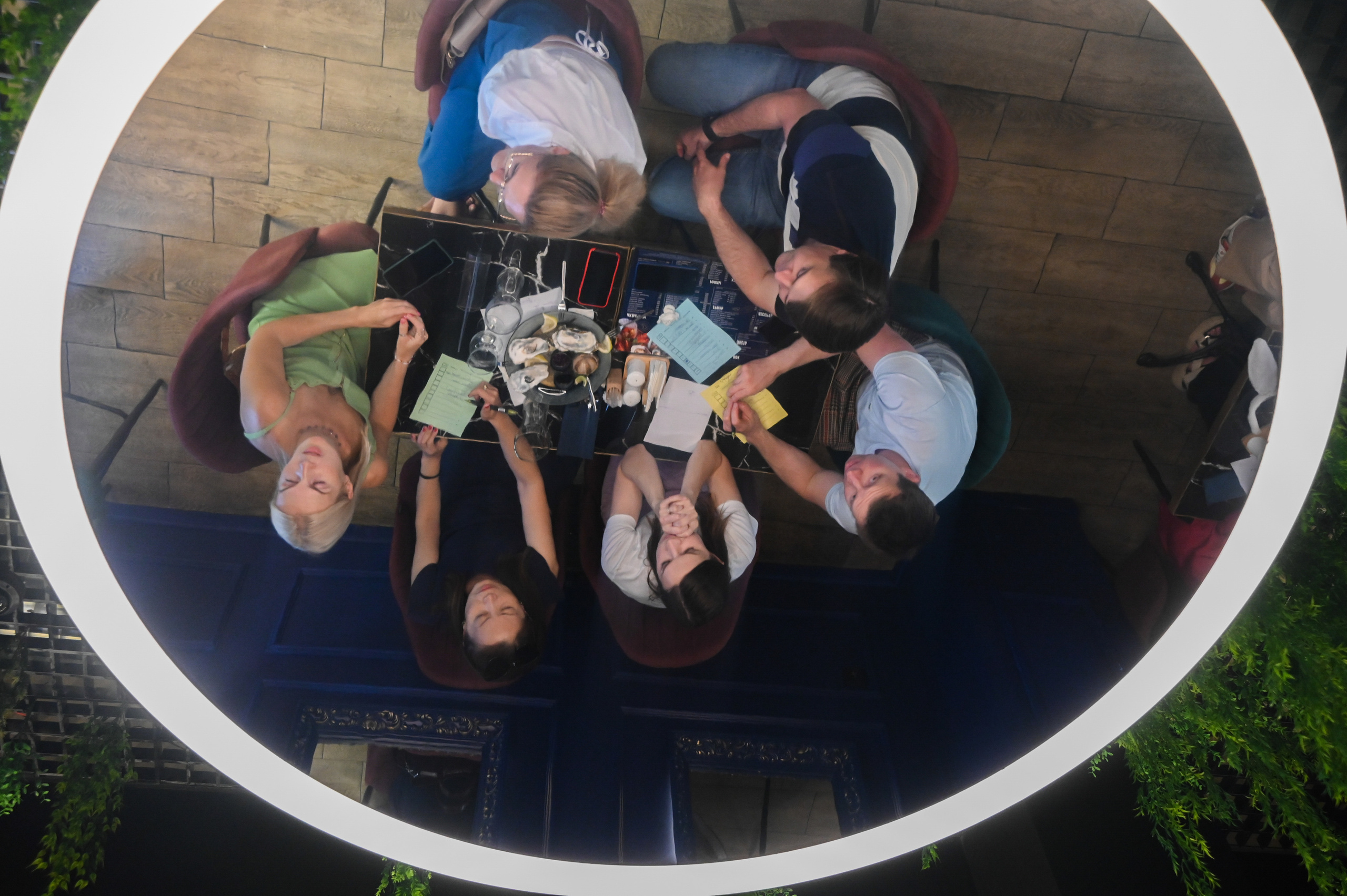 Репортажная съемка игры «Квиз» в Москве