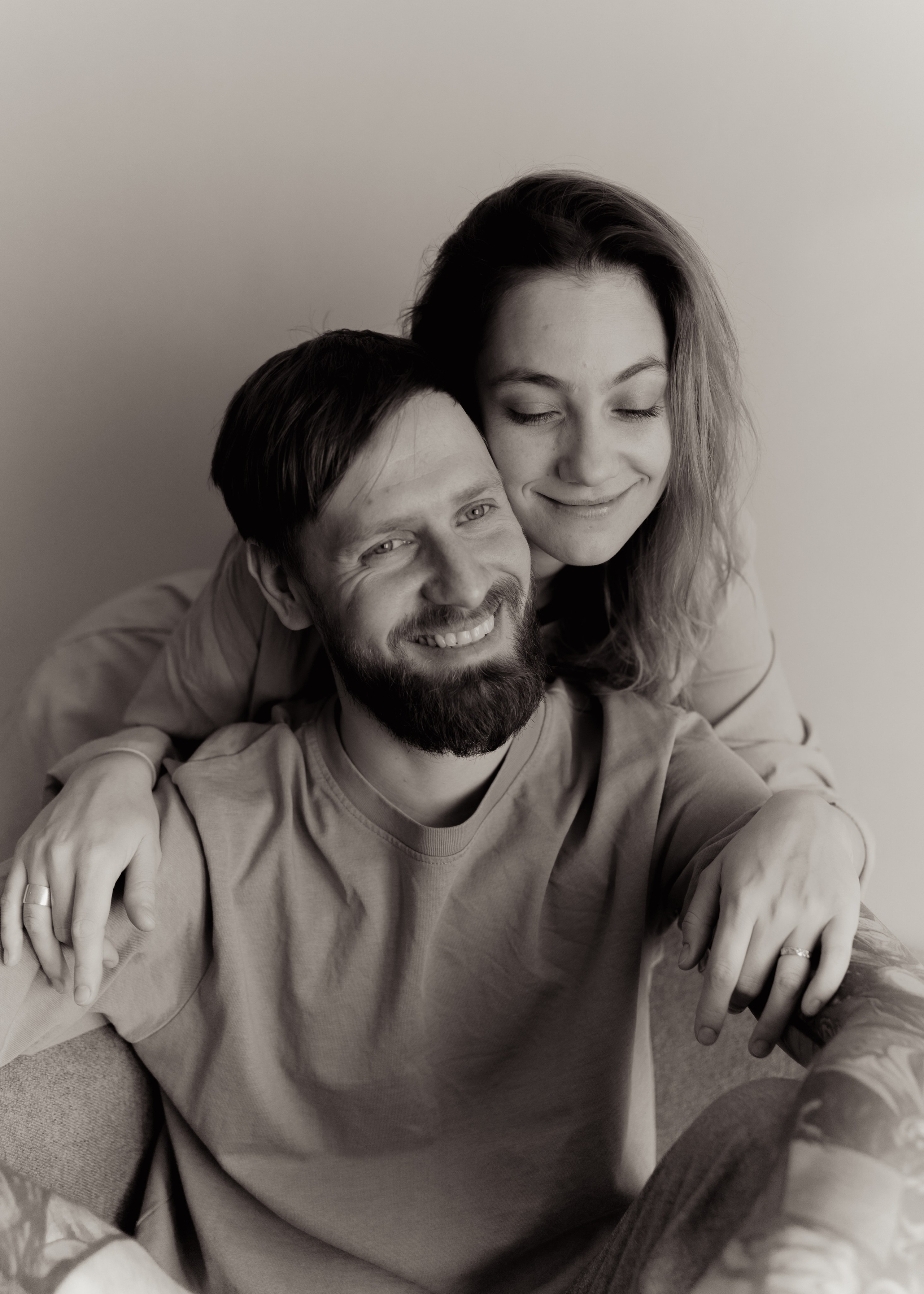 Катя и Андрей | домашняя. Фотограф в Новосибирске Диана Ильиных