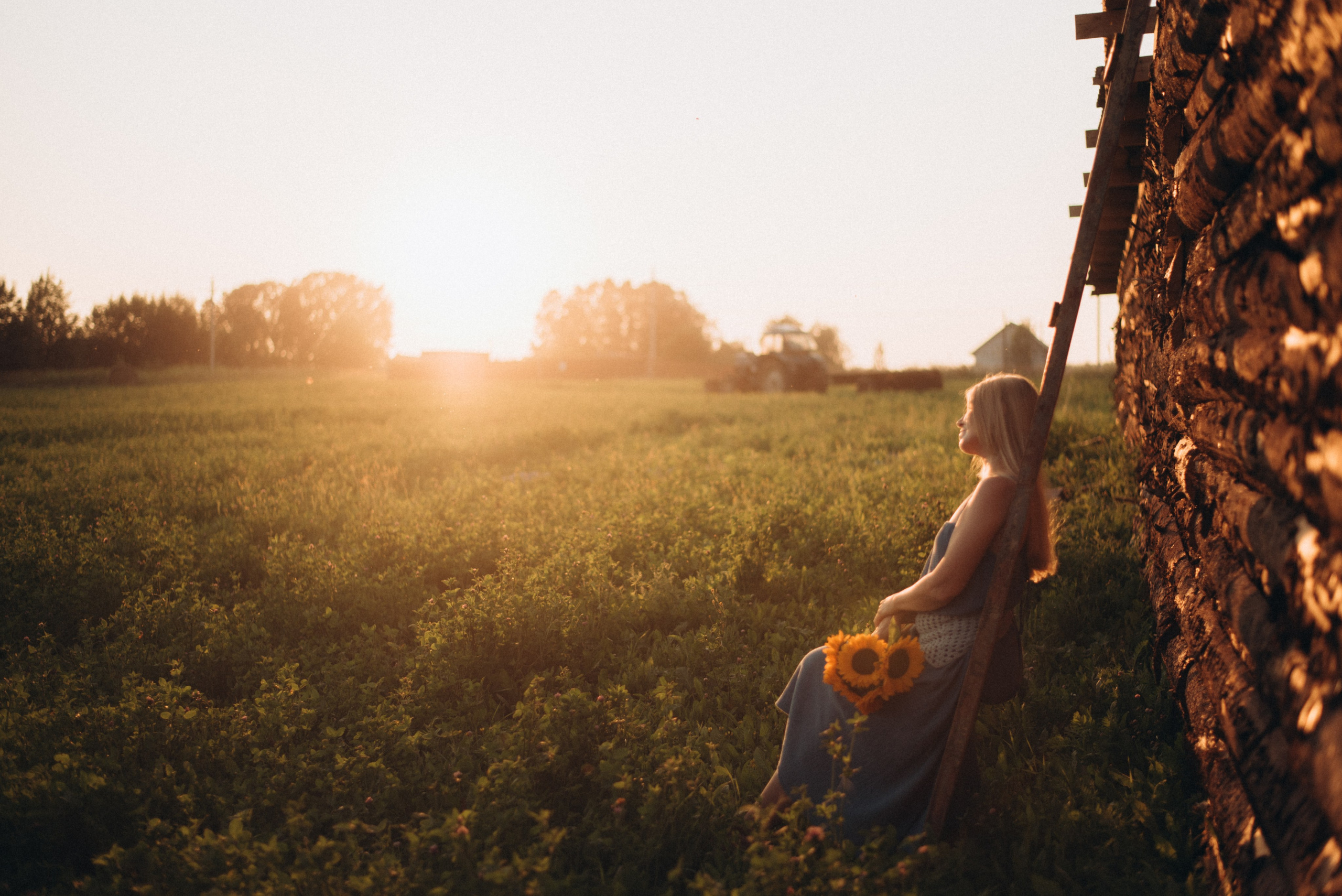 Анна подсолнухи. Фотограф про жизнь. Сергиев Посад, Мск