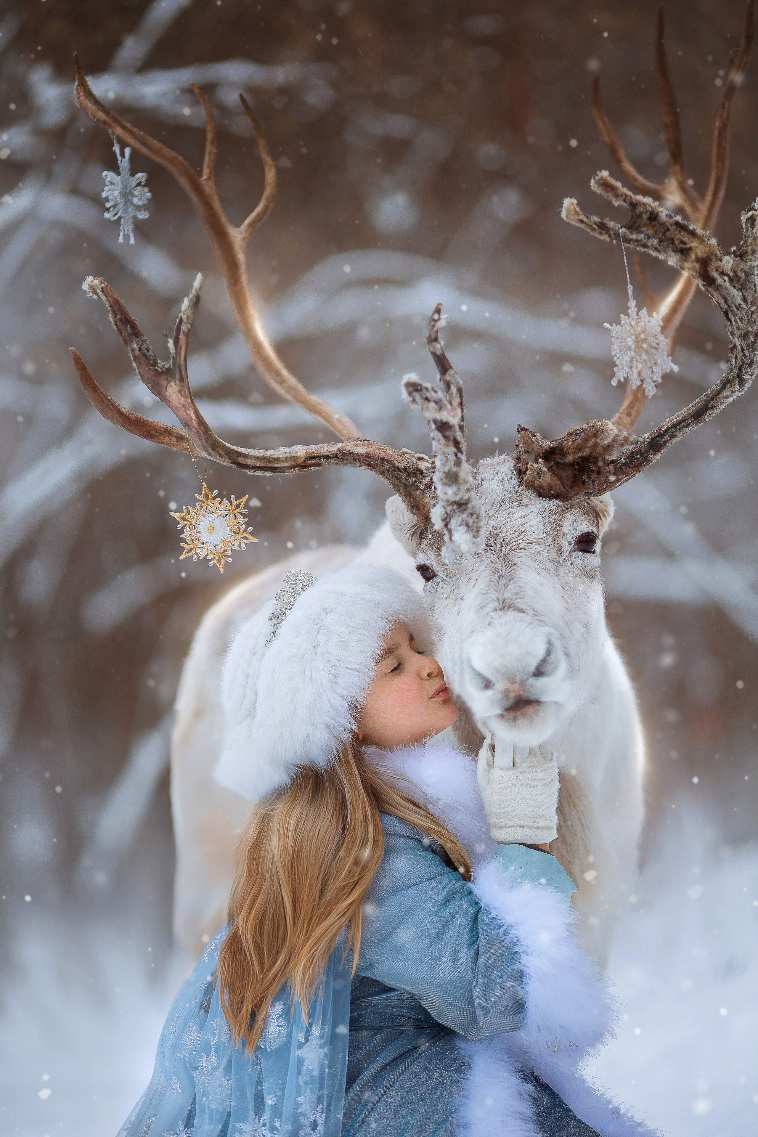 Фотосессии с оленями. Фотограф Лия Милк | Москва, Подмосковье