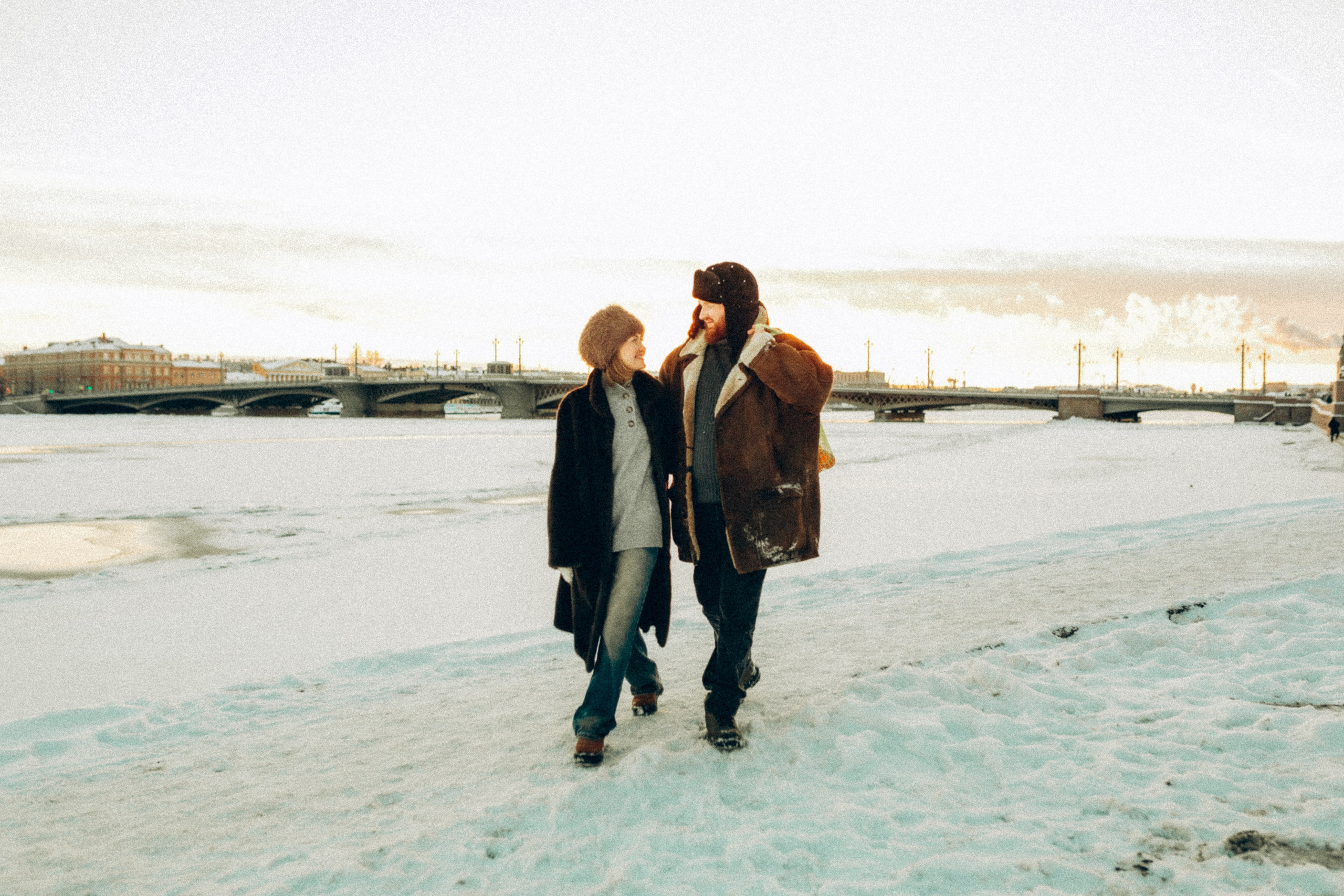 LoveStory зимняя. Фотограф Санкт-Петербург Князева Елизавета