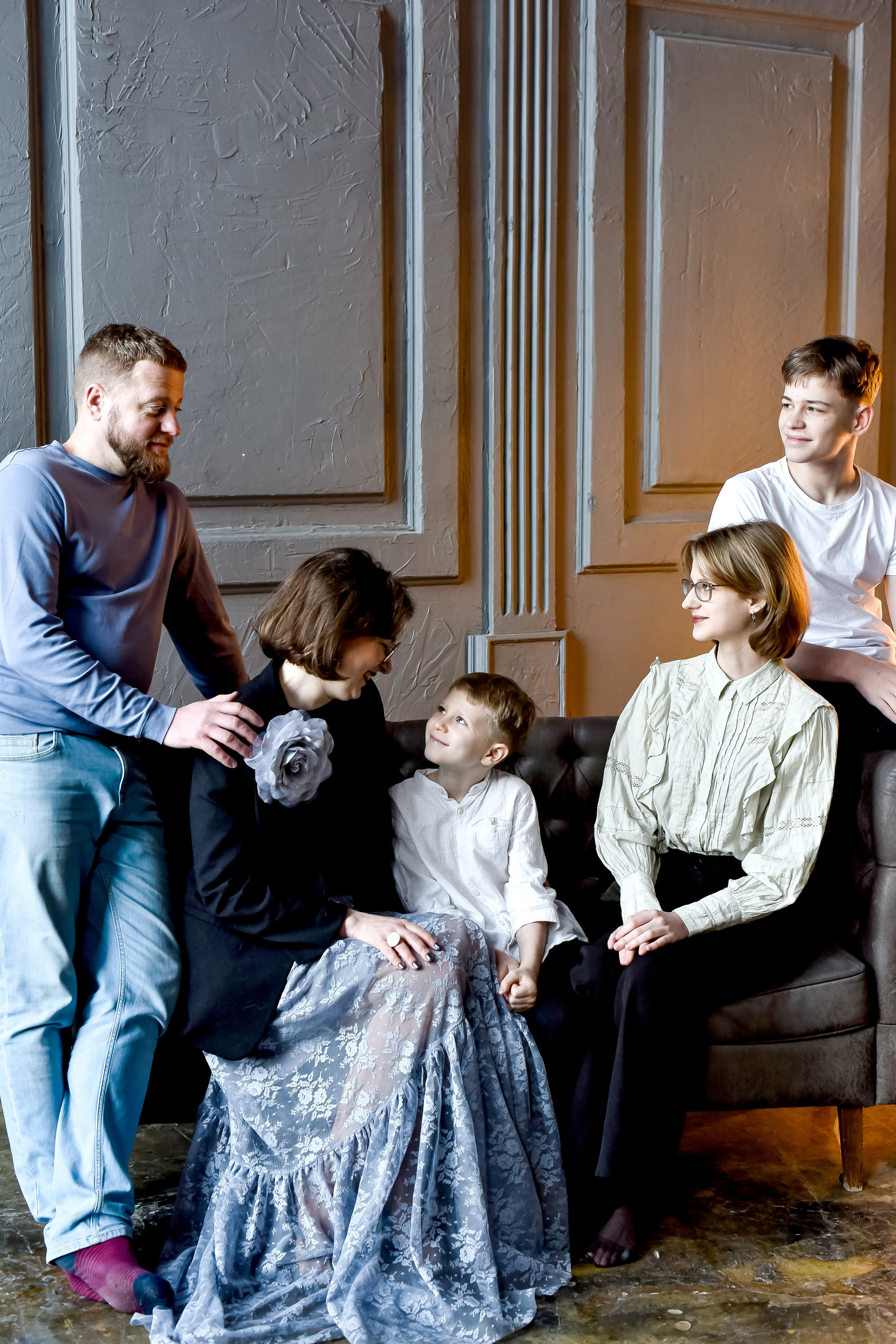 Дружная семья Настеньки