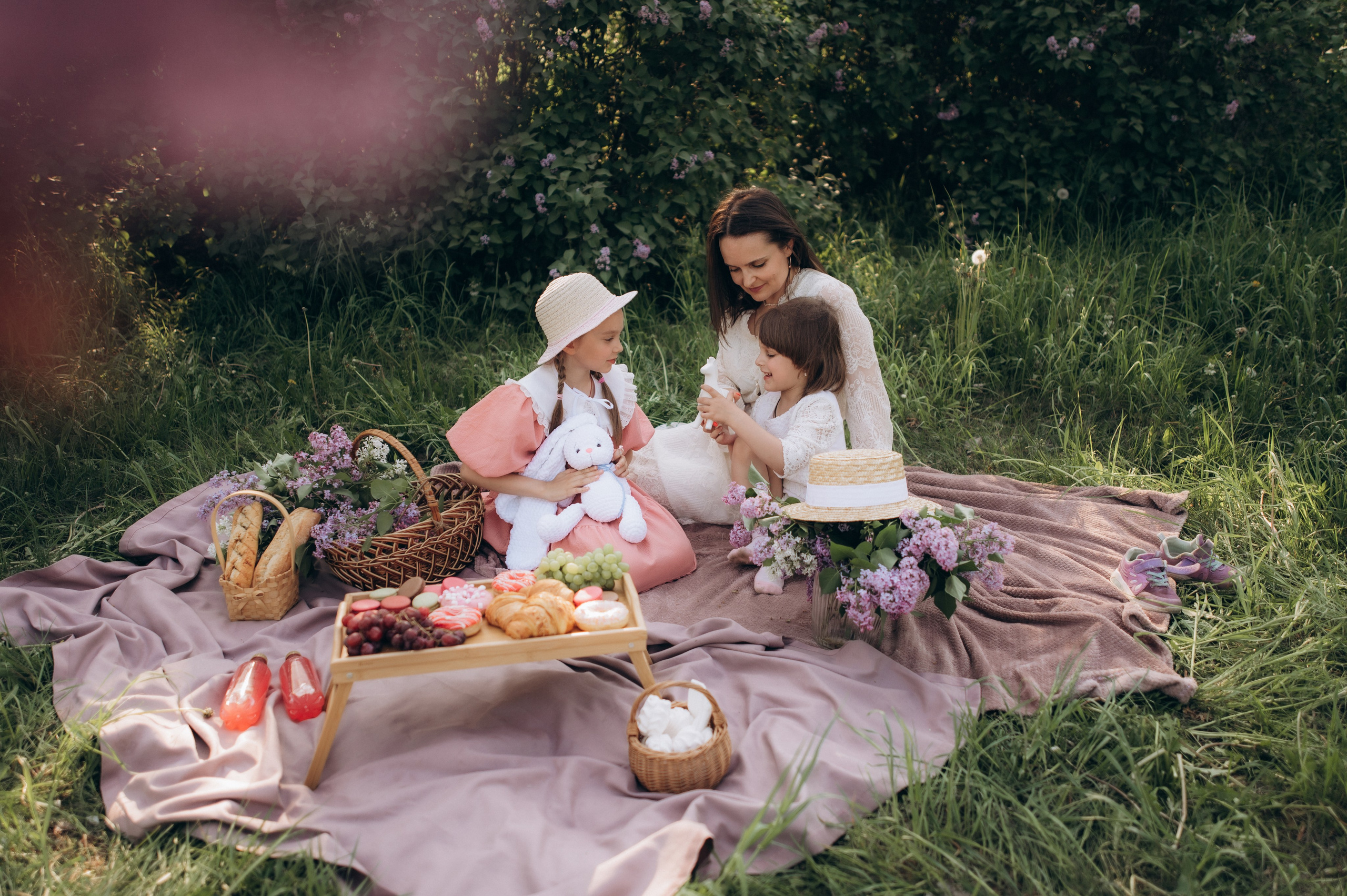 Фото-проект в сирени. Семейный фотограф в Санкт-Петербурге Александра Милованова