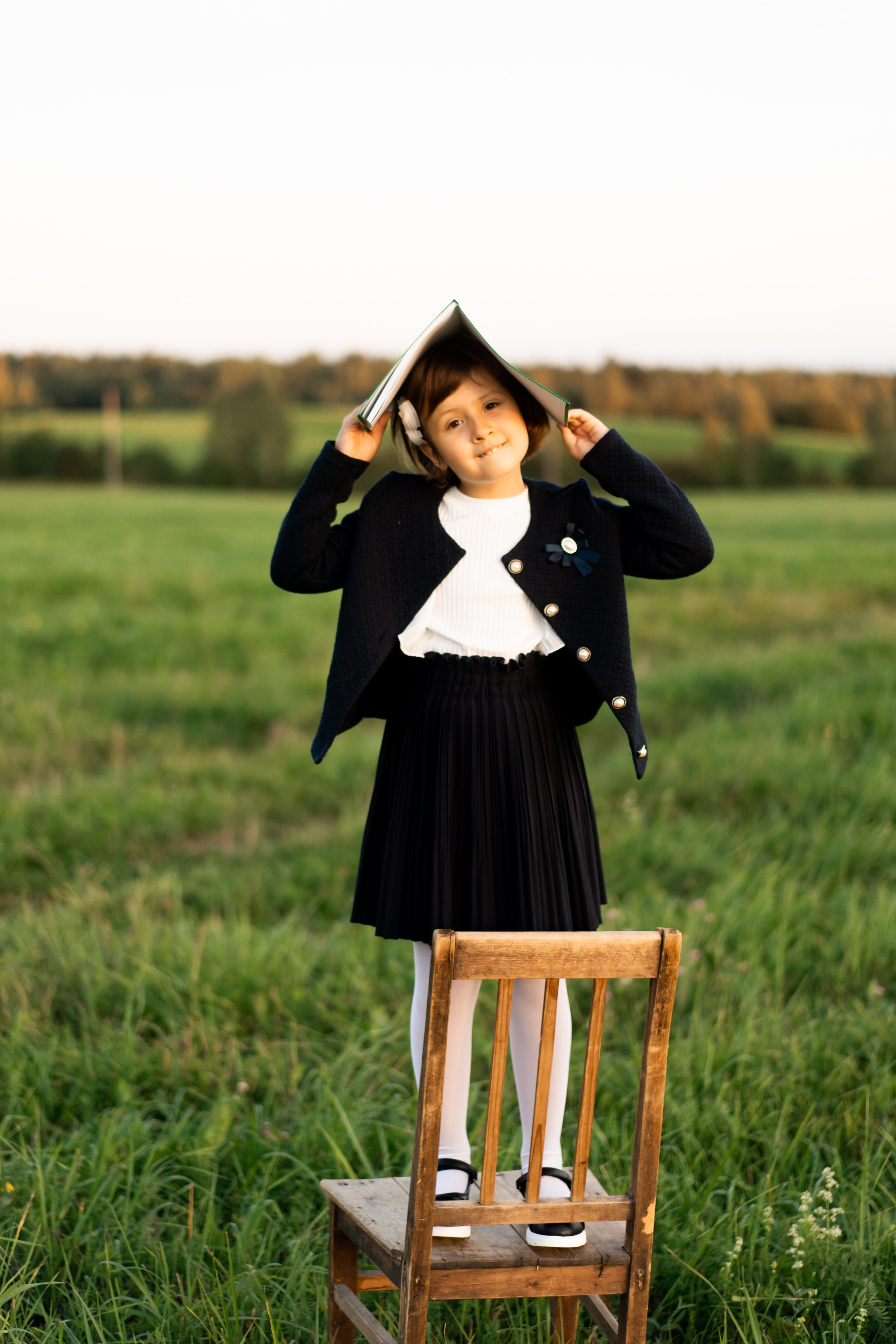 Майя. Первый раз в 1 класс. Семейный и детский фотограф в Санкт-Петербурге Дарина Герчиу