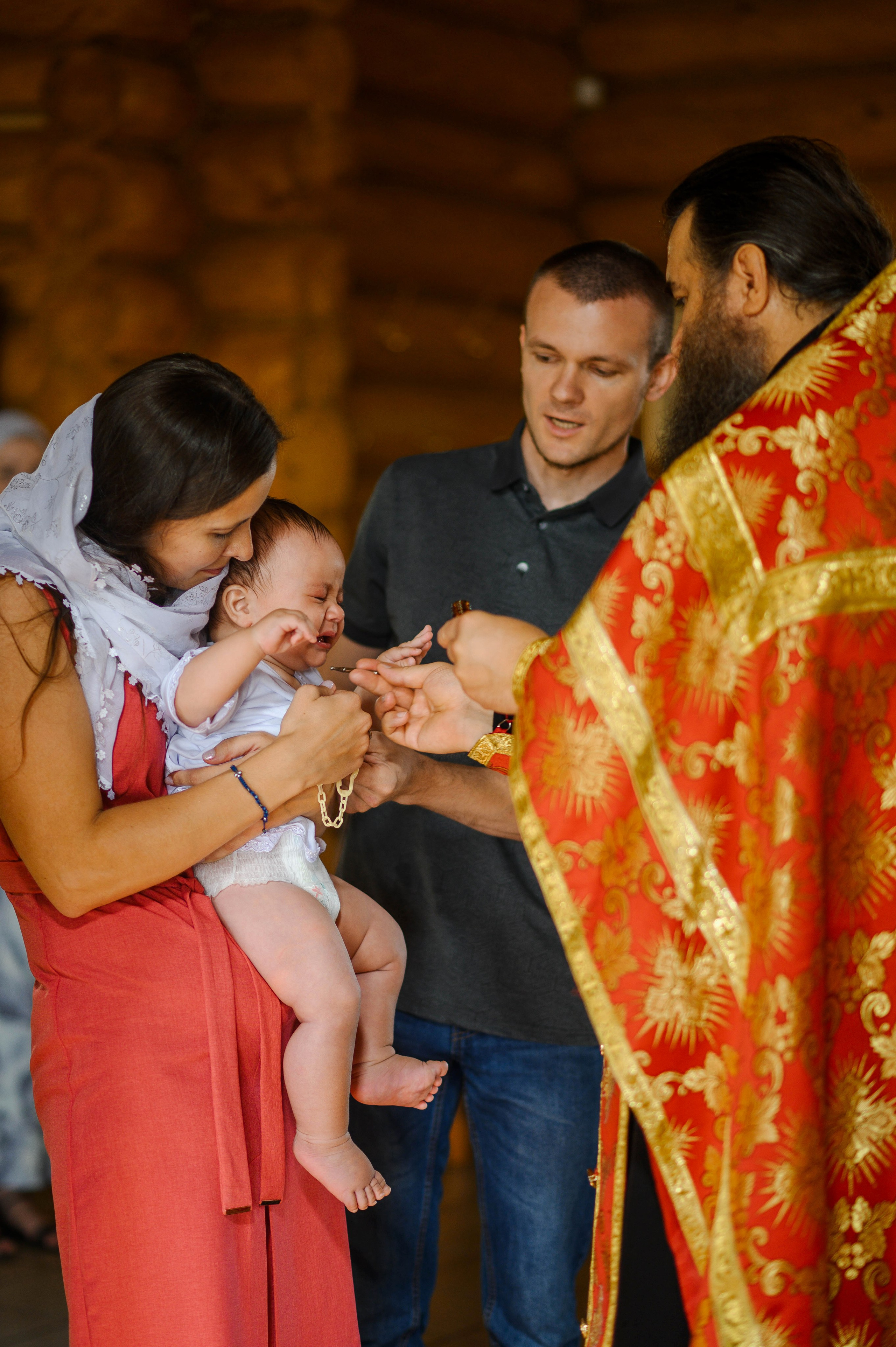 Крещение Олега. Храм святых мучеников Адриана и Наталии (дальнее Арбеково). Свадебный и семейный Фотограф в Пензе Татьяна Лапоногова