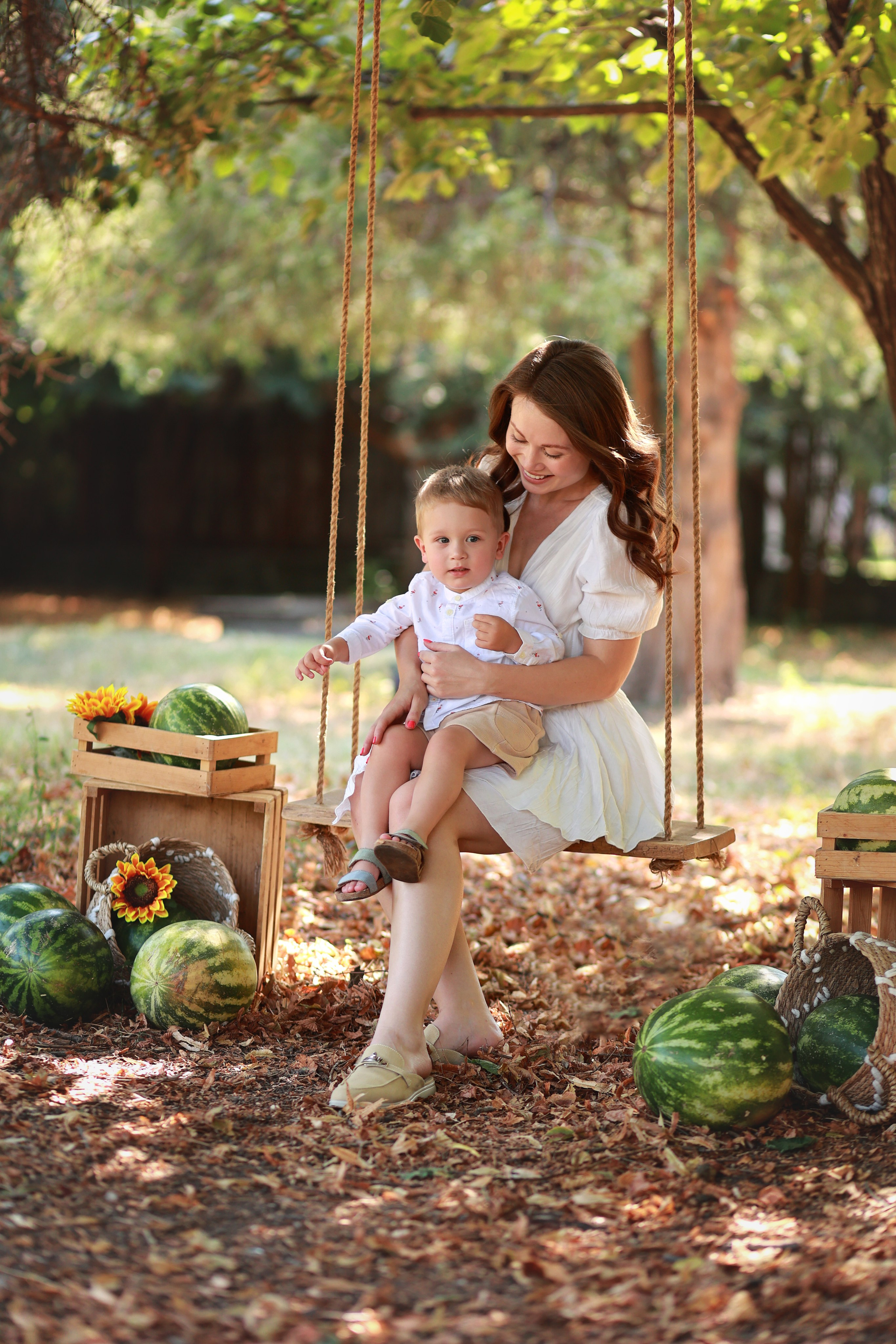 Арбузный фотодень. Детский семейный фотограф Краснодар