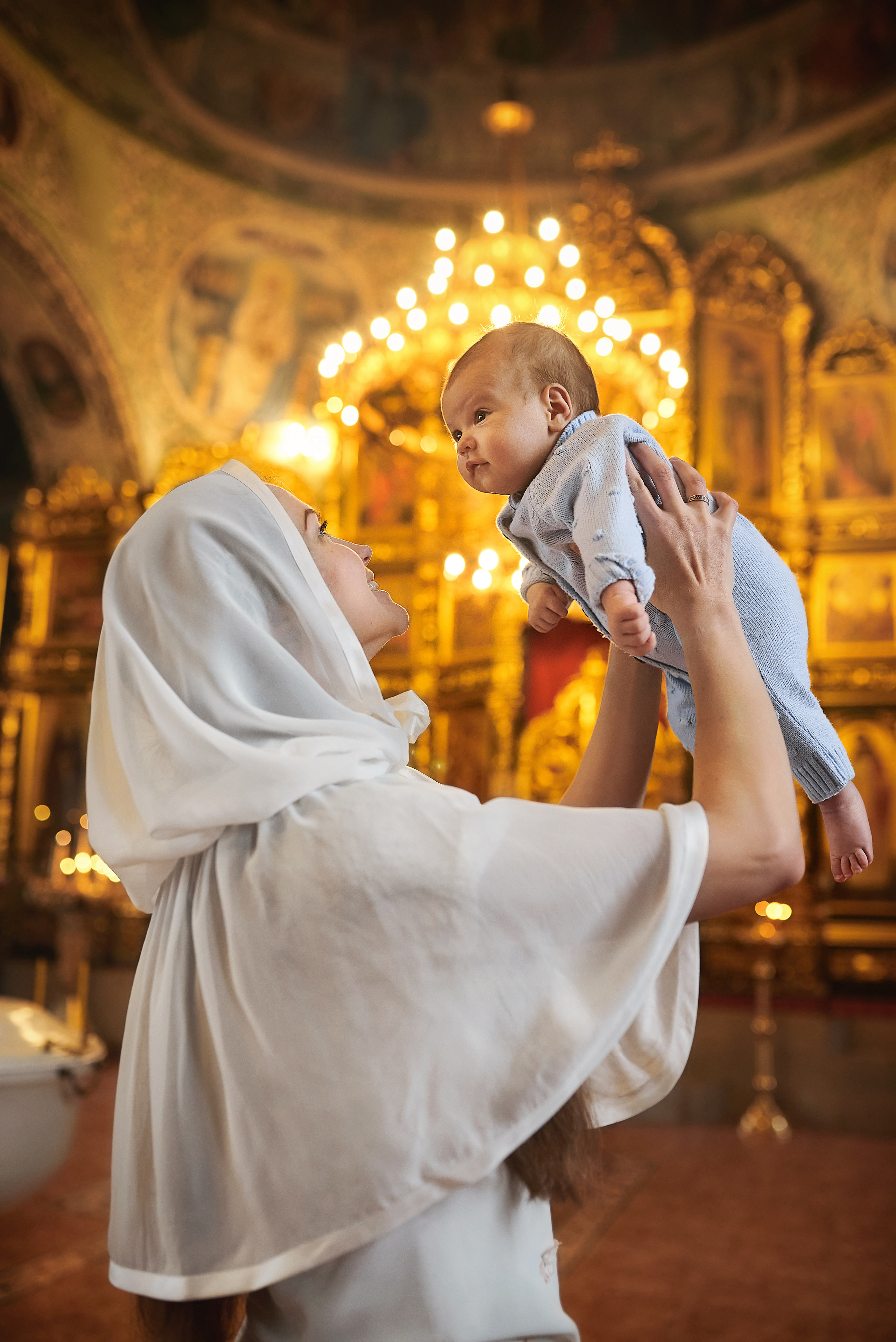 Крещение Николая в храме преп. Серафима Саровского. Семейный фотограф в Ростове-на-Дону Татьяна Литвинова