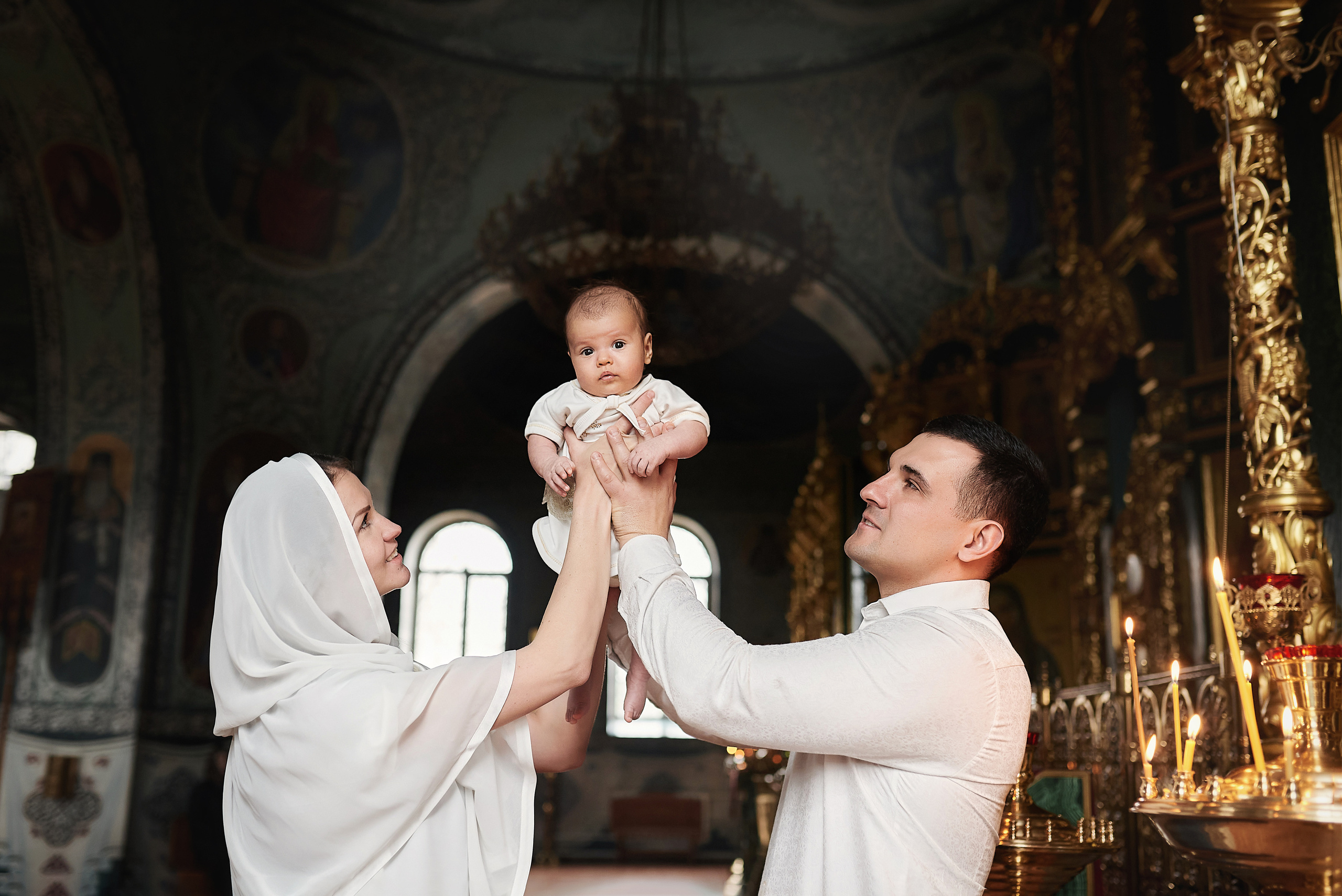Крещение Николая в храме преп. Серафима Саровского. Семейный фотограф в Ростове-на-Дону Татьяна Литвинова