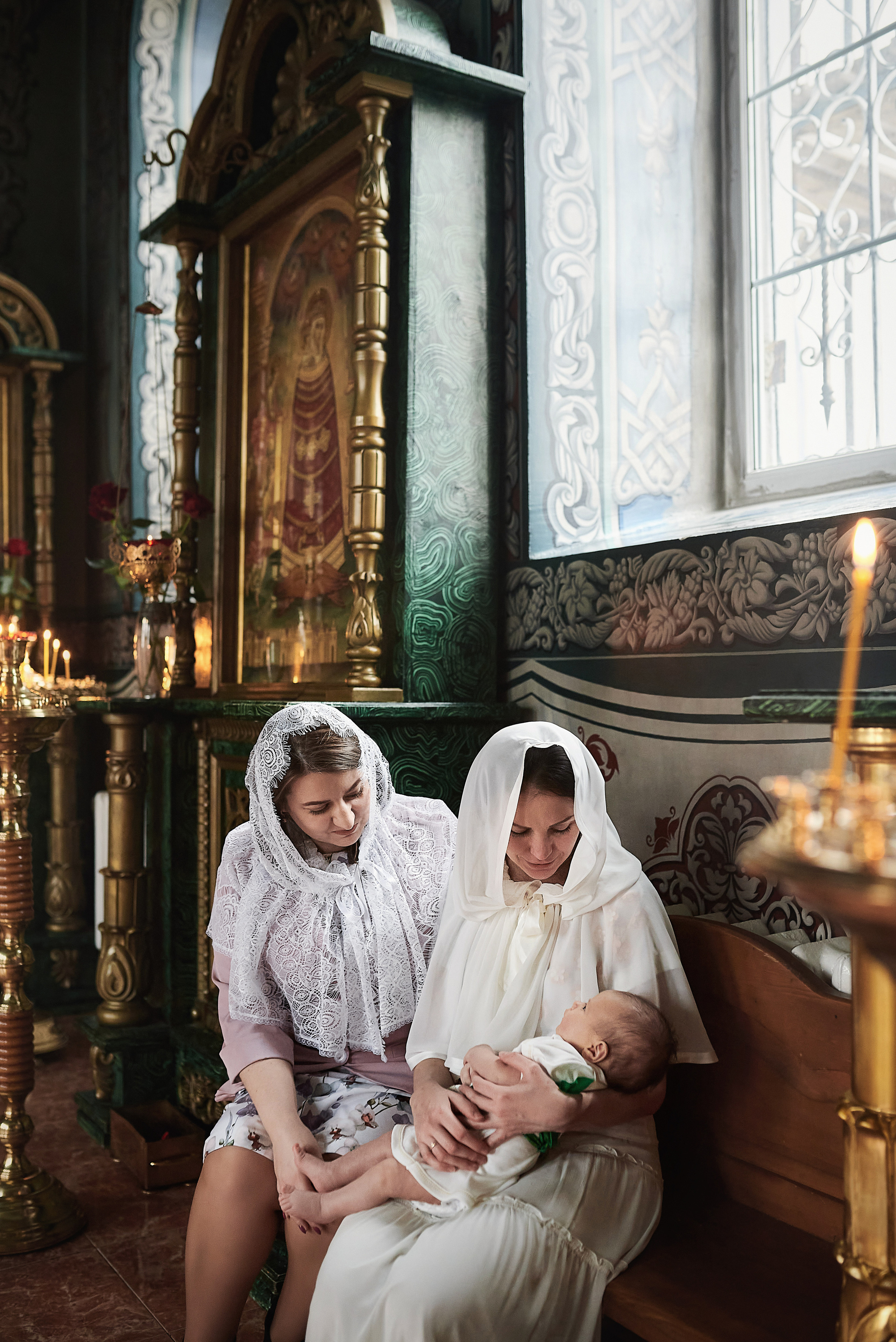 Крещение Николая в храме преп. Серафима Саровского. Семейный фотограф в Ростове-на-Дону Татьяна Литвинова