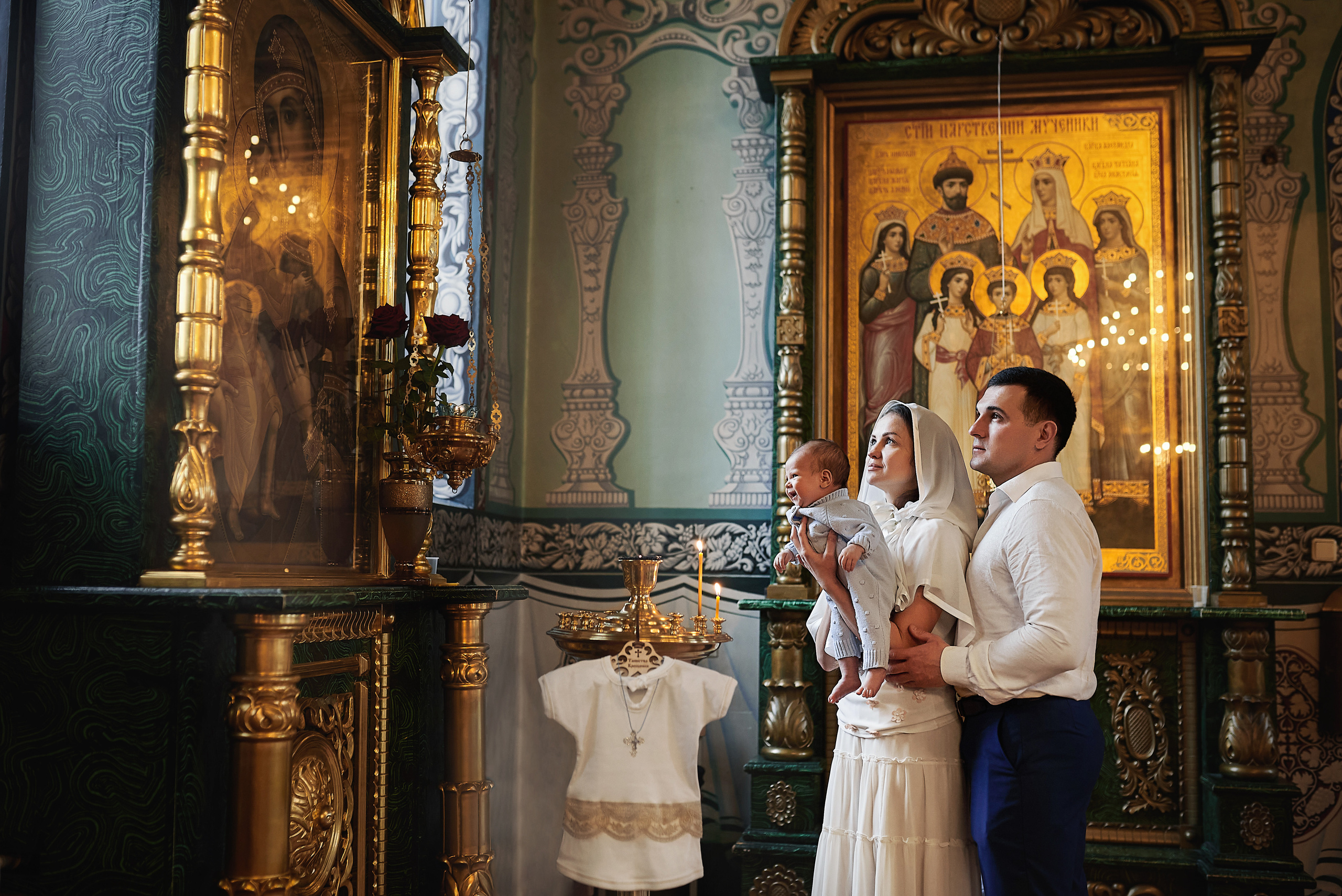 Крещение Николая в храме преп. Серафима Саровского. Семейный фотограф в Ростове-на-Дону Татьяна Литвинова