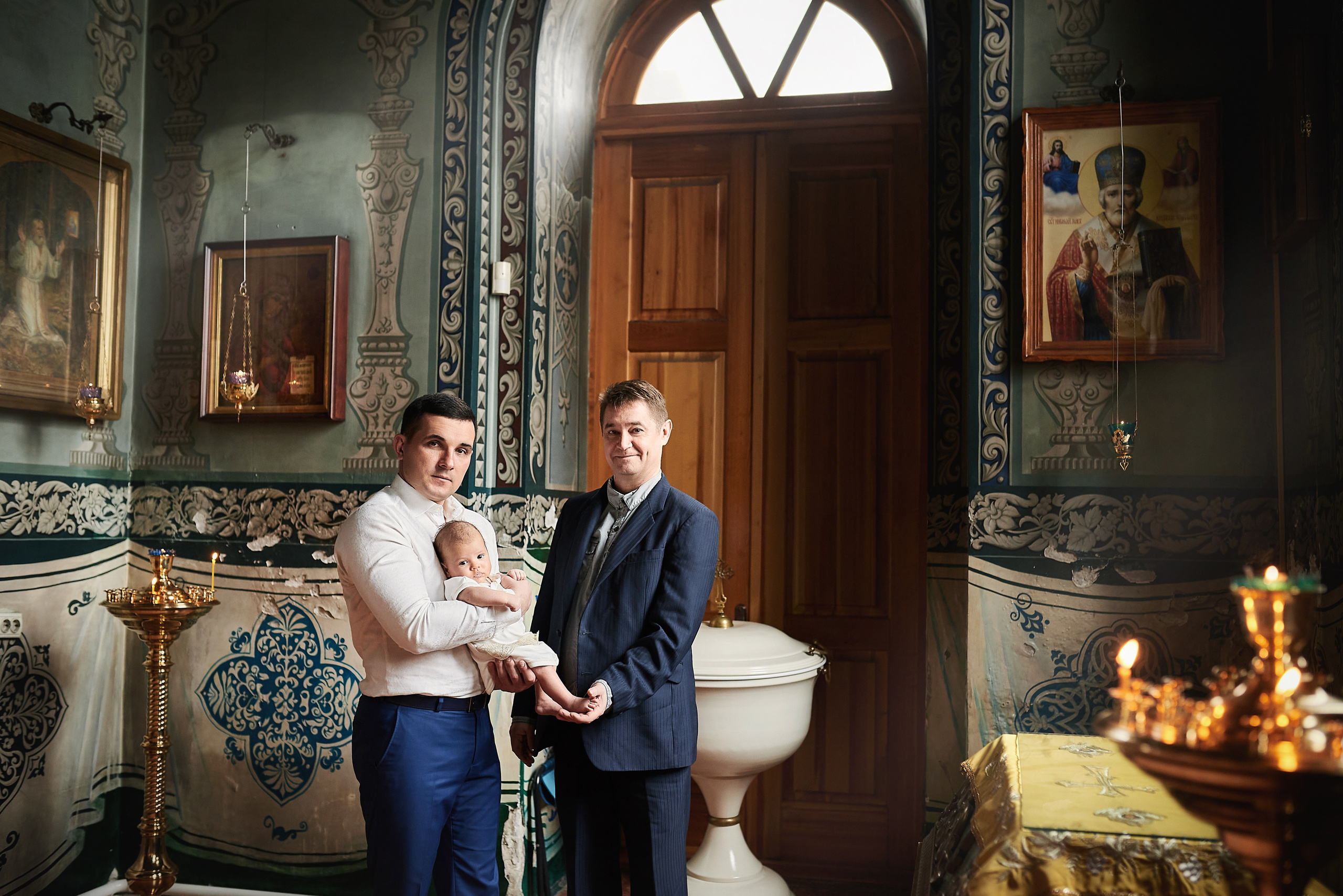Крещение Николая в храме преп. Серафима Саровского. Семейный фотограф в Ростове-на-Дону Татьяна Литвинова