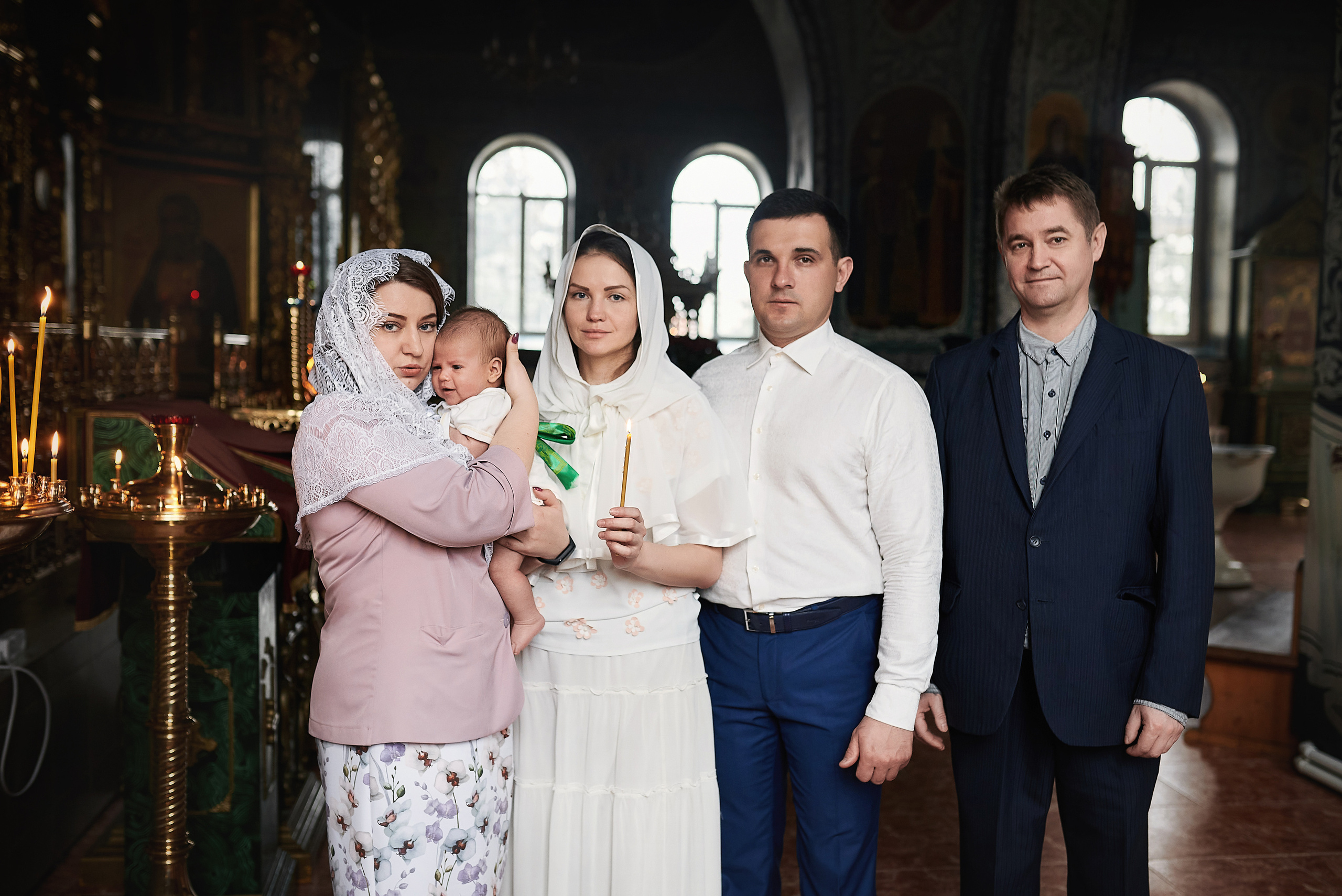 Крещение Николая в храме преп. Серафима Саровского. Семейный фотограф в Ростове-на-Дону Татьяна Литвинова