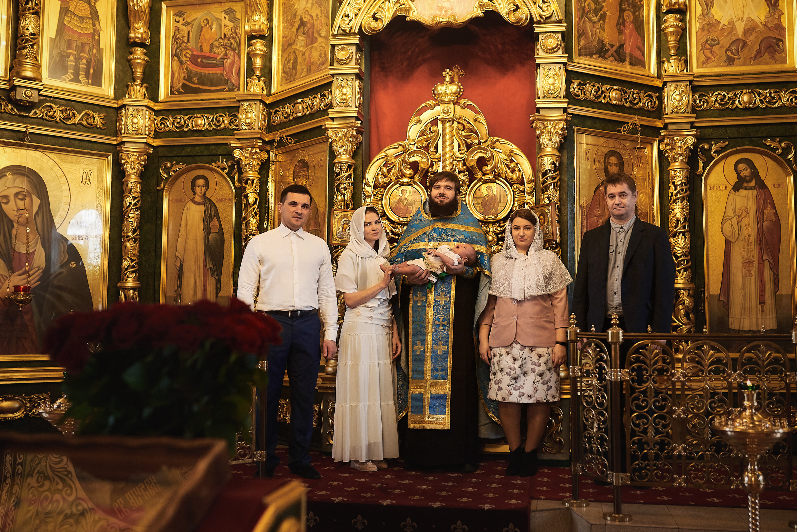Крещение Николая в храме преп. Серафима Саровского. Семейный фотограф в Ростове-на-Дону Татьяна Литвинова
